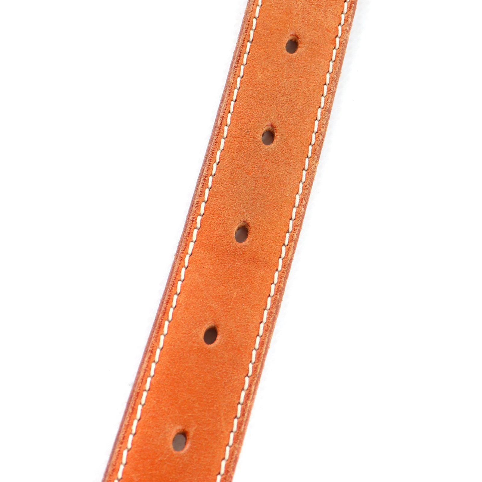 HERMÈS - Ceinture Etrivière en cuir gold (T75)