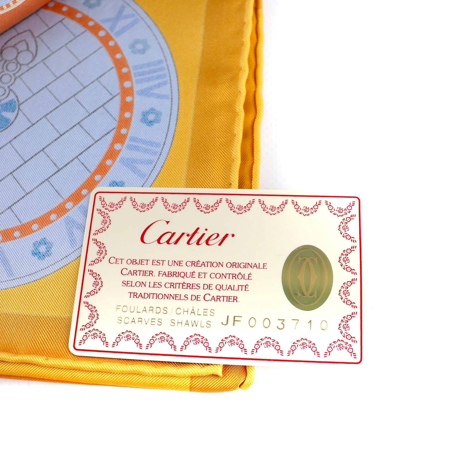 CARTIER - Silk scarf 90