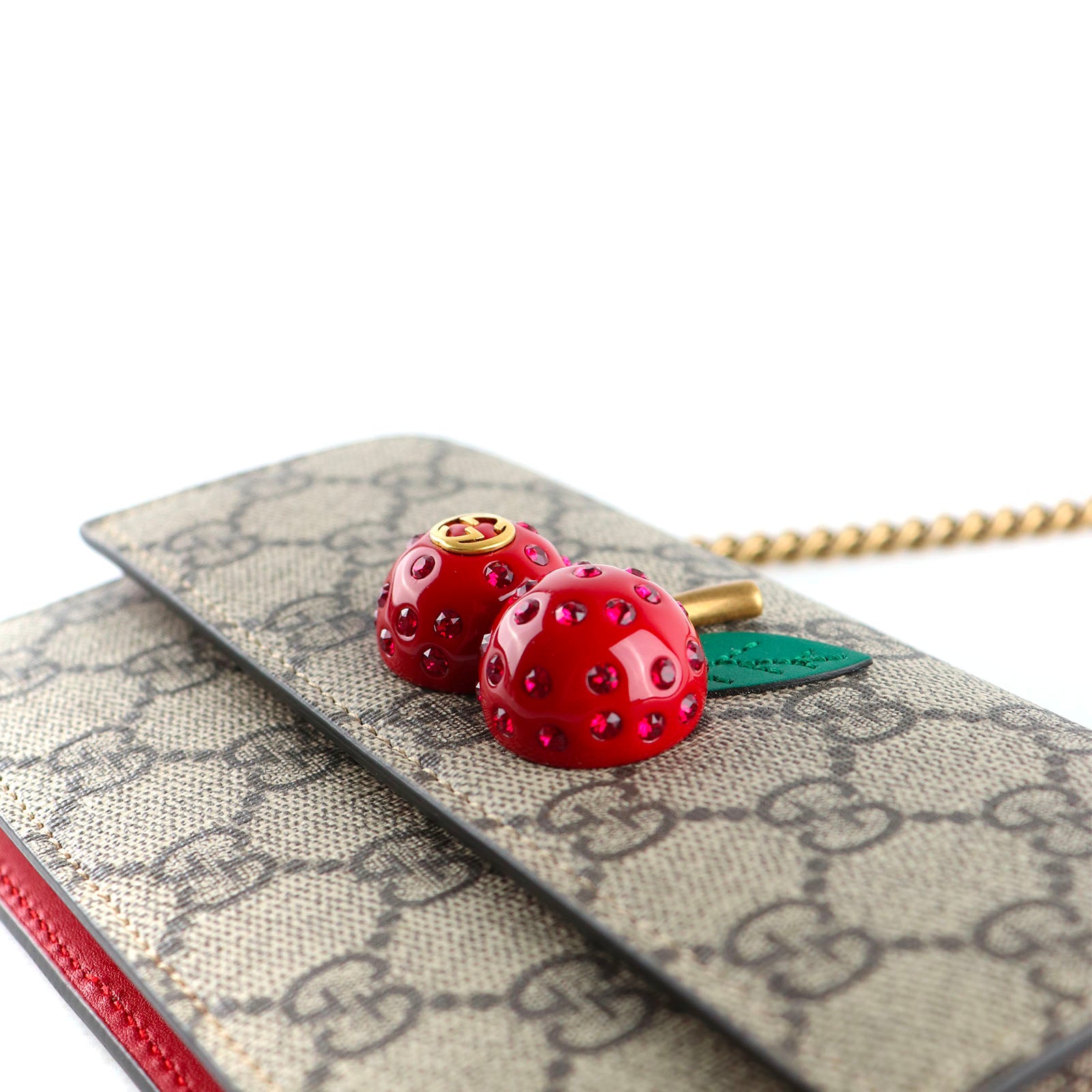 GUCCI - Sac à bandoulière Suprême GG avec cerises