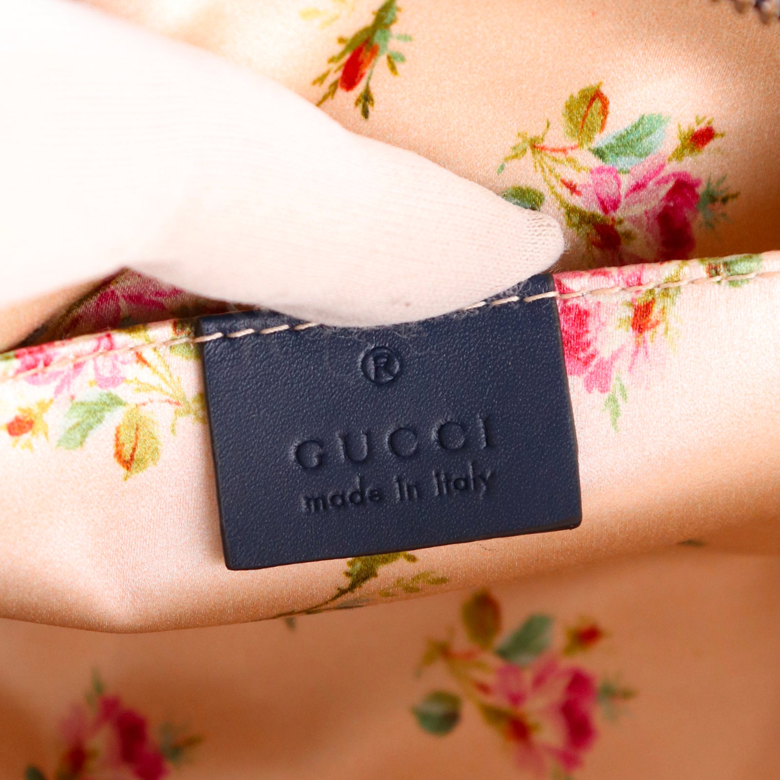 GUCCI - Pochette GG Marmont en denim