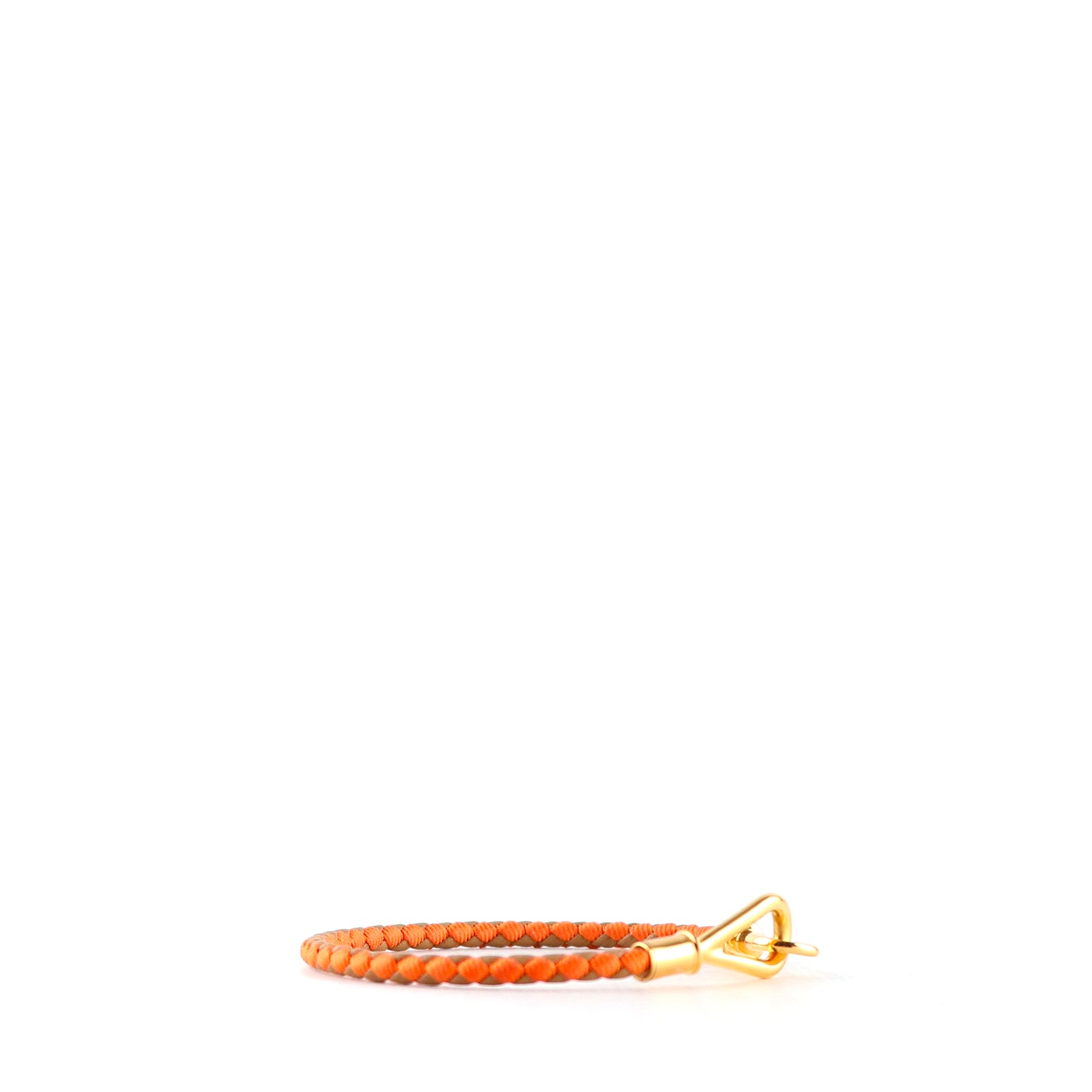HERMÈS - Bracelet Jumbo H en cuir et toile (T3)