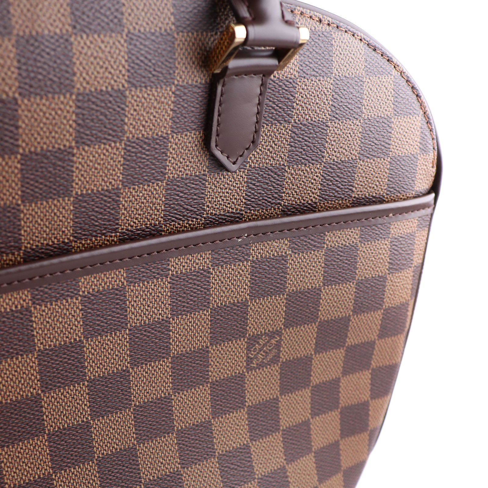 LOUIS VUITTON - Sac à main Sarria en toile damier ébène