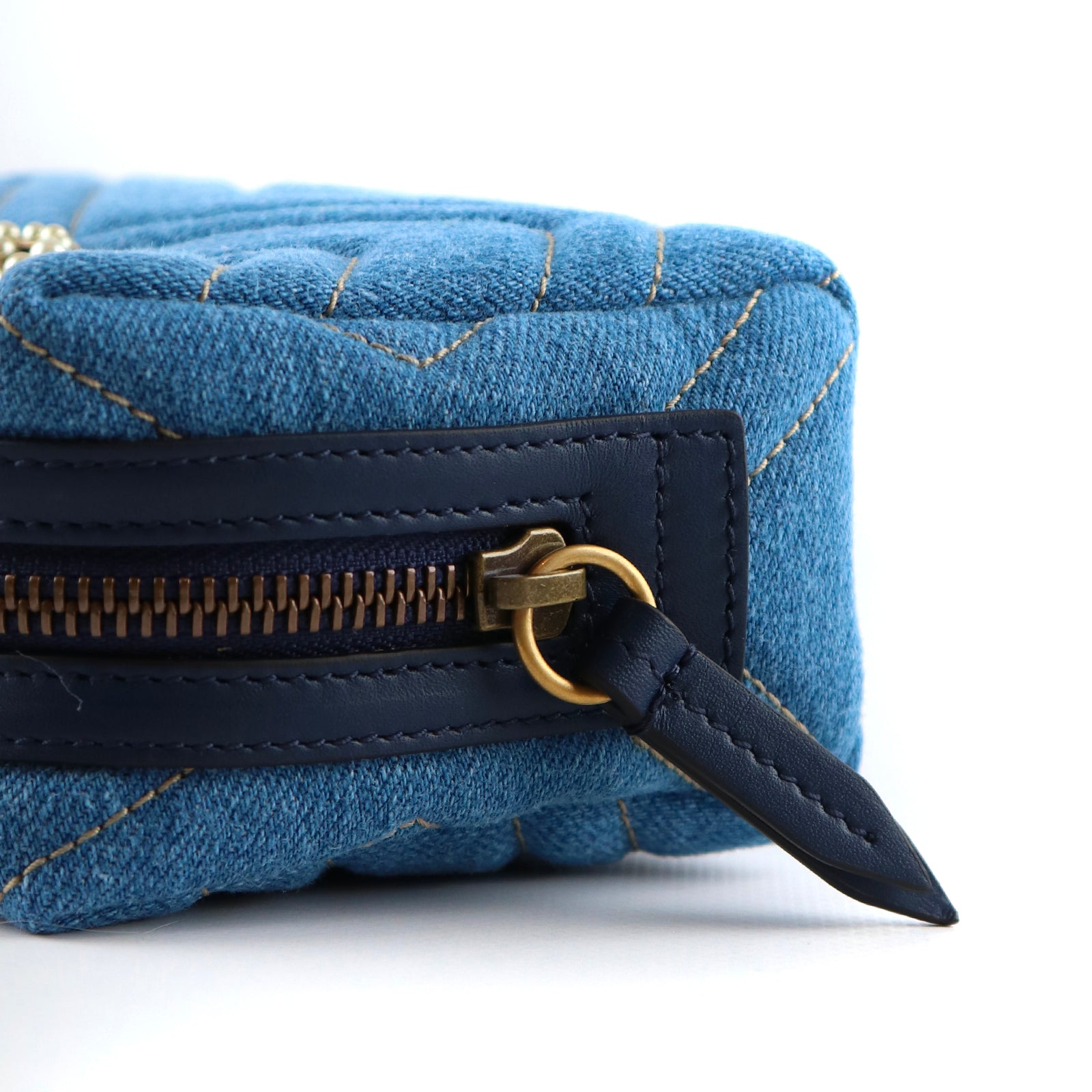 GUCCI - Pochette GG Marmont en denim