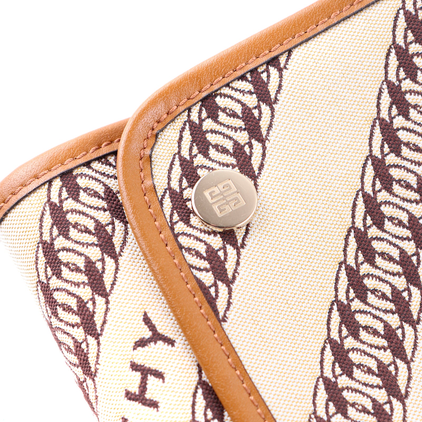 GIVENCHY - Sac cabas en toile et cuir naturel