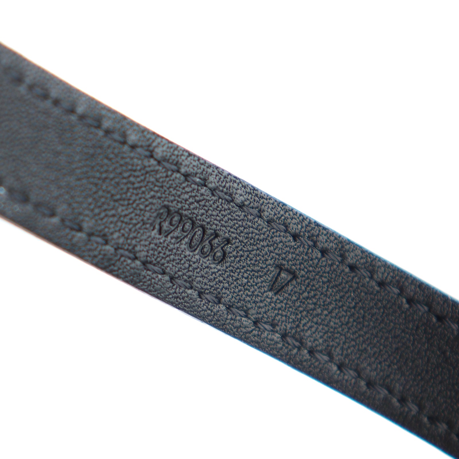 LOUIS VUITTON - Triple tour bracelet in black leather