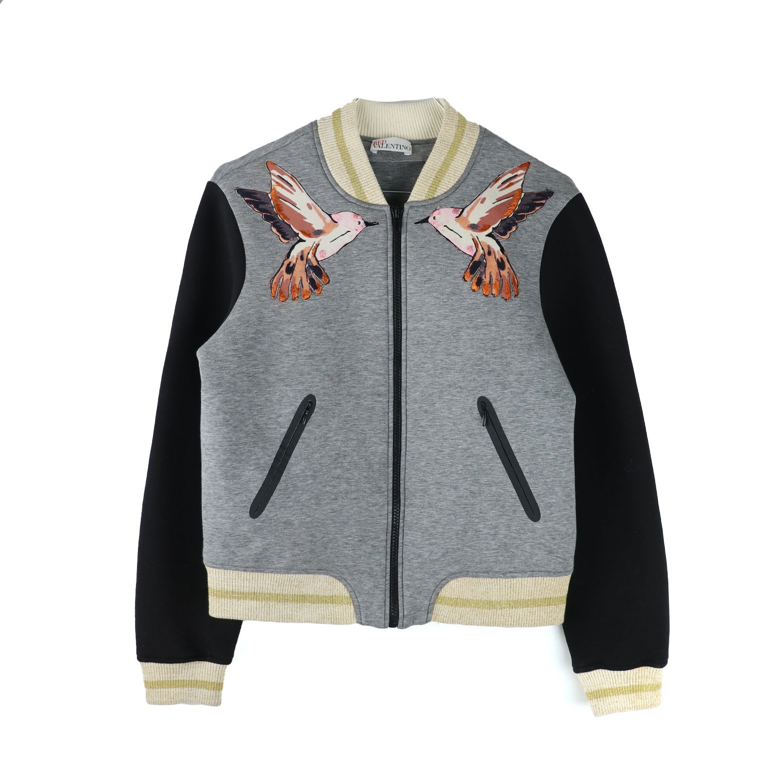 RED VALENTINO - Veste bomber en coton (S)