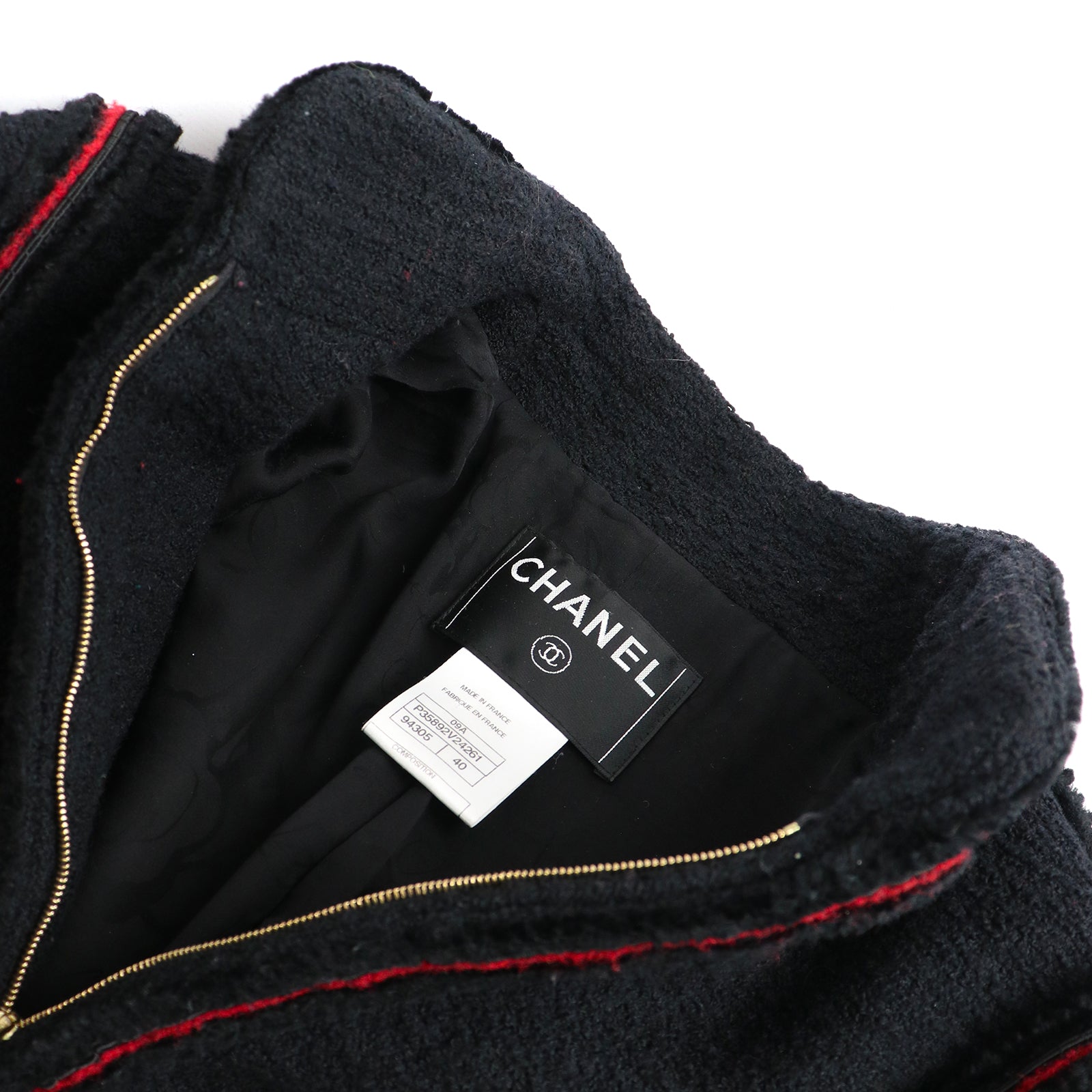 CHANEL - Veste en laine Pre-Fall 2009 Paris Moscou (T40)