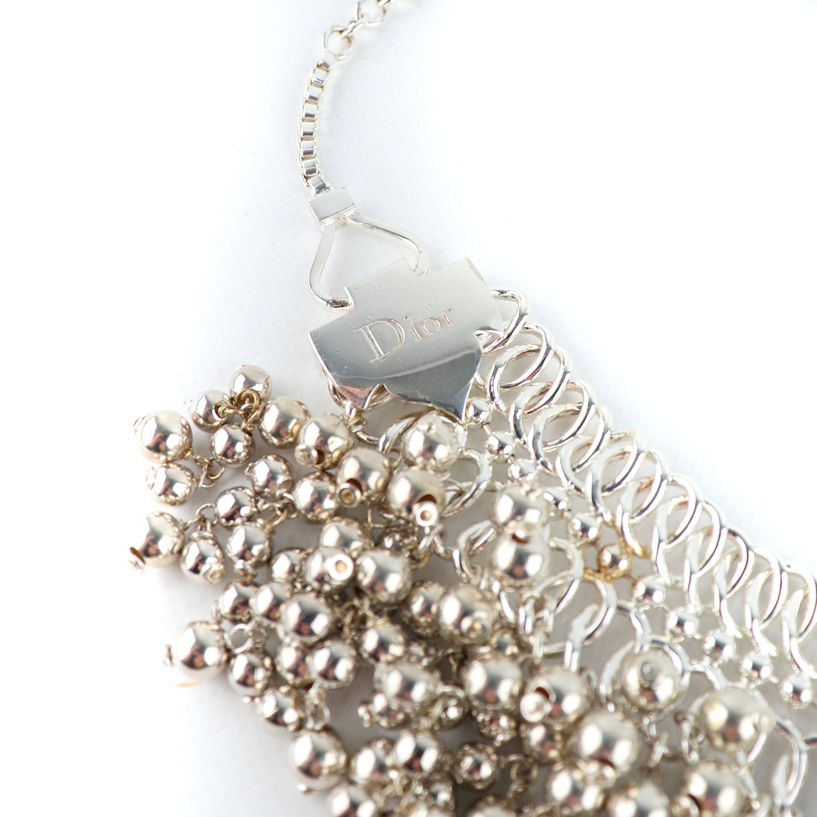 DIOR - Collier Chocker argenté