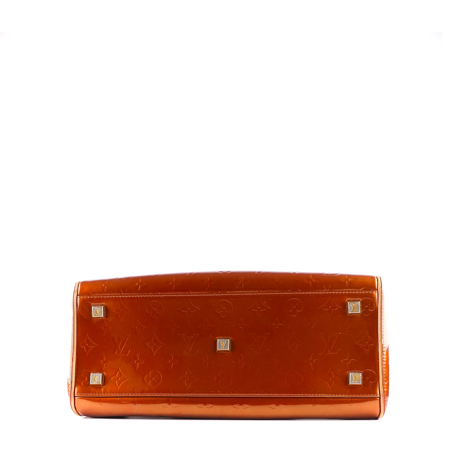 LOUIS VUITTON - Sac à main Tompkins en cuir verni empreinte monogramme