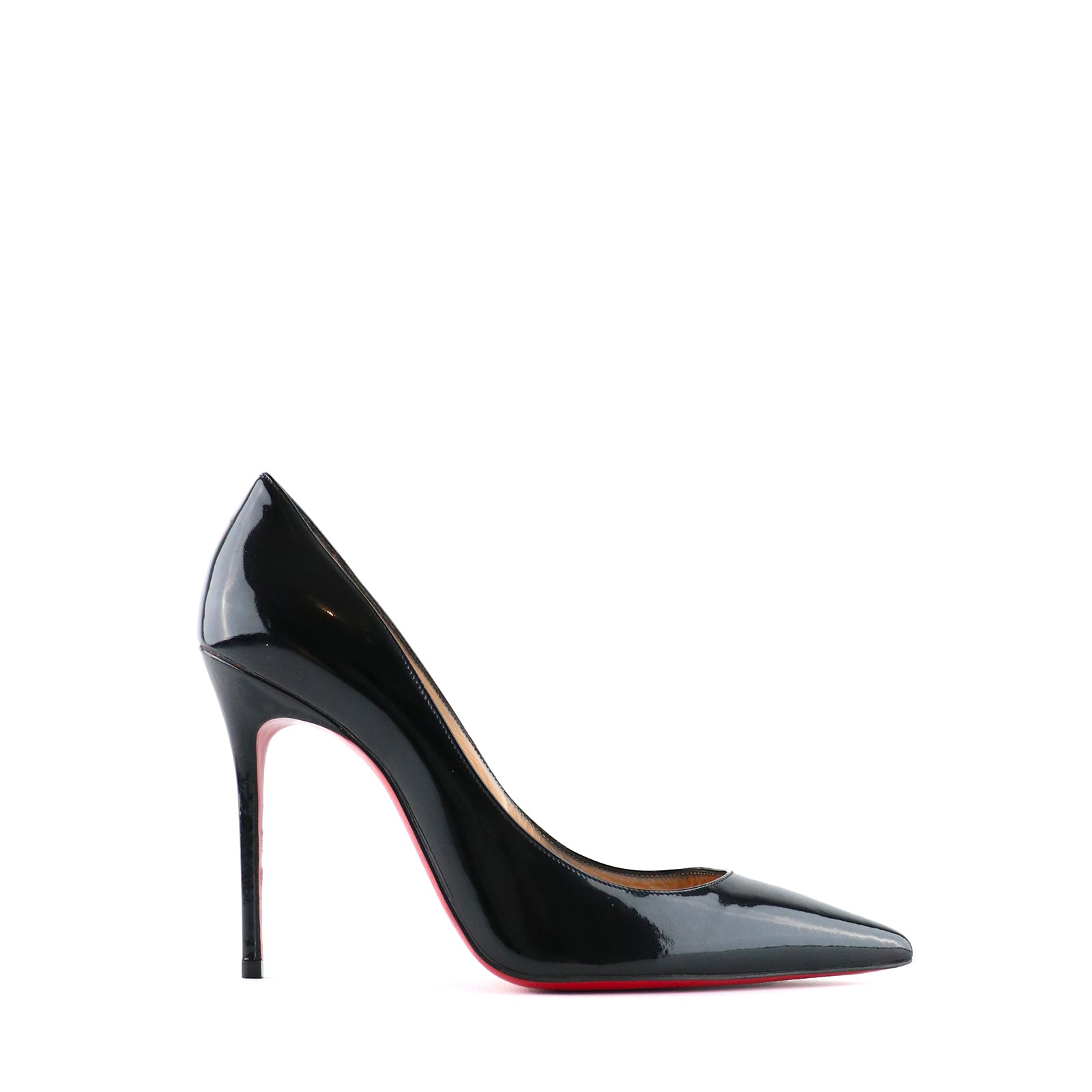 LOUBOUTIN - Escarpins So Kate en cuir verni noir (T37,5)