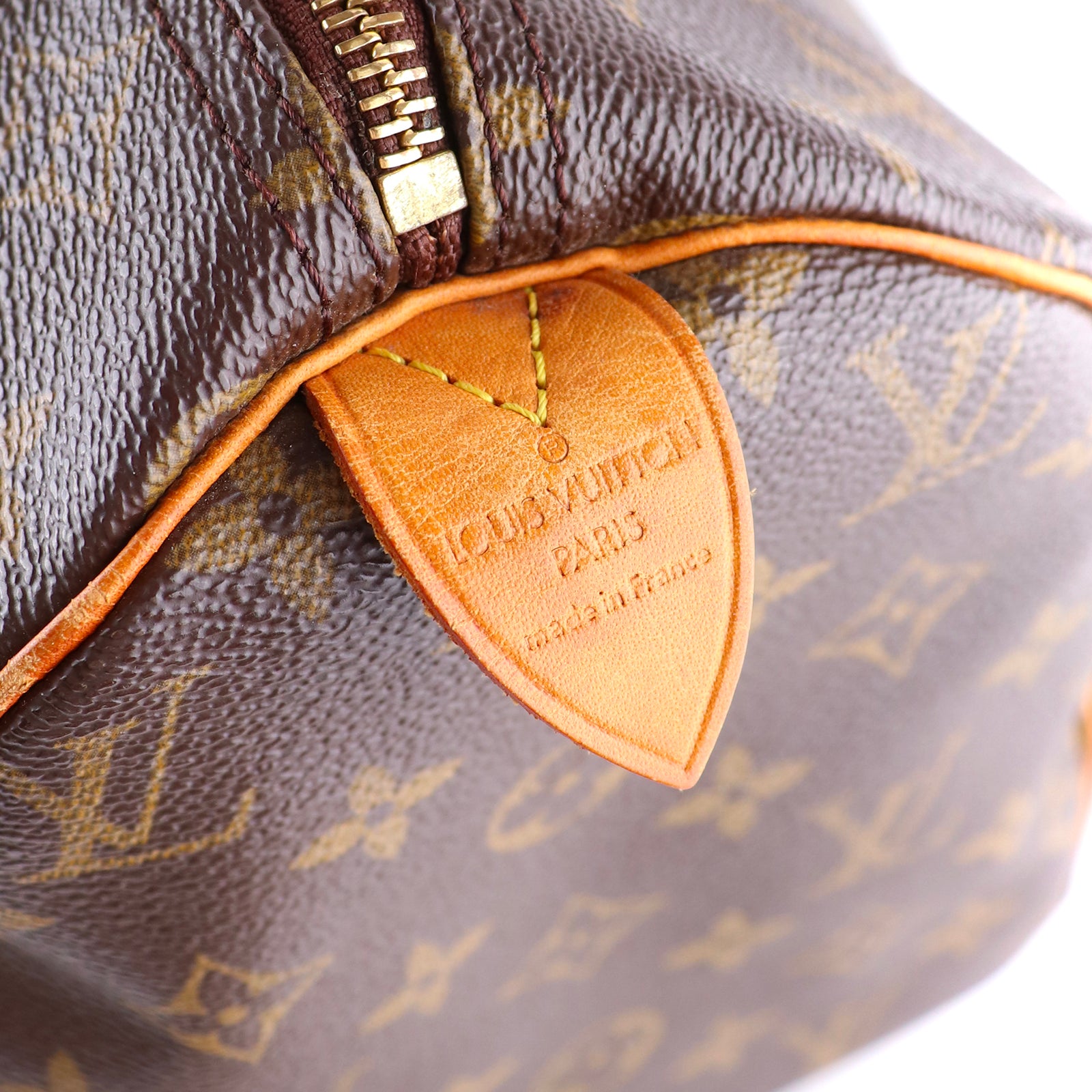 LOUIS VUITTON - Sac à main Speedy 30 en toile monogramme