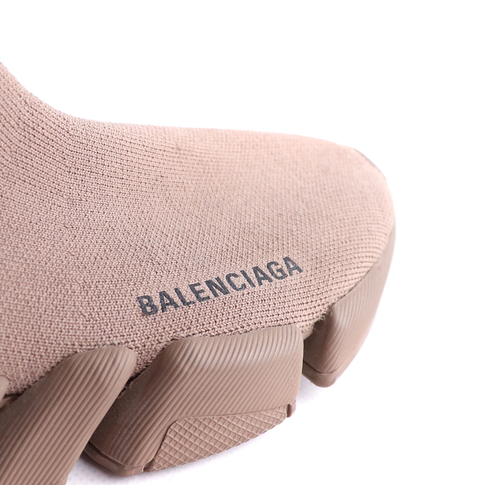 BALENCIAGA - Sneakers Speed en toile marron (T36)