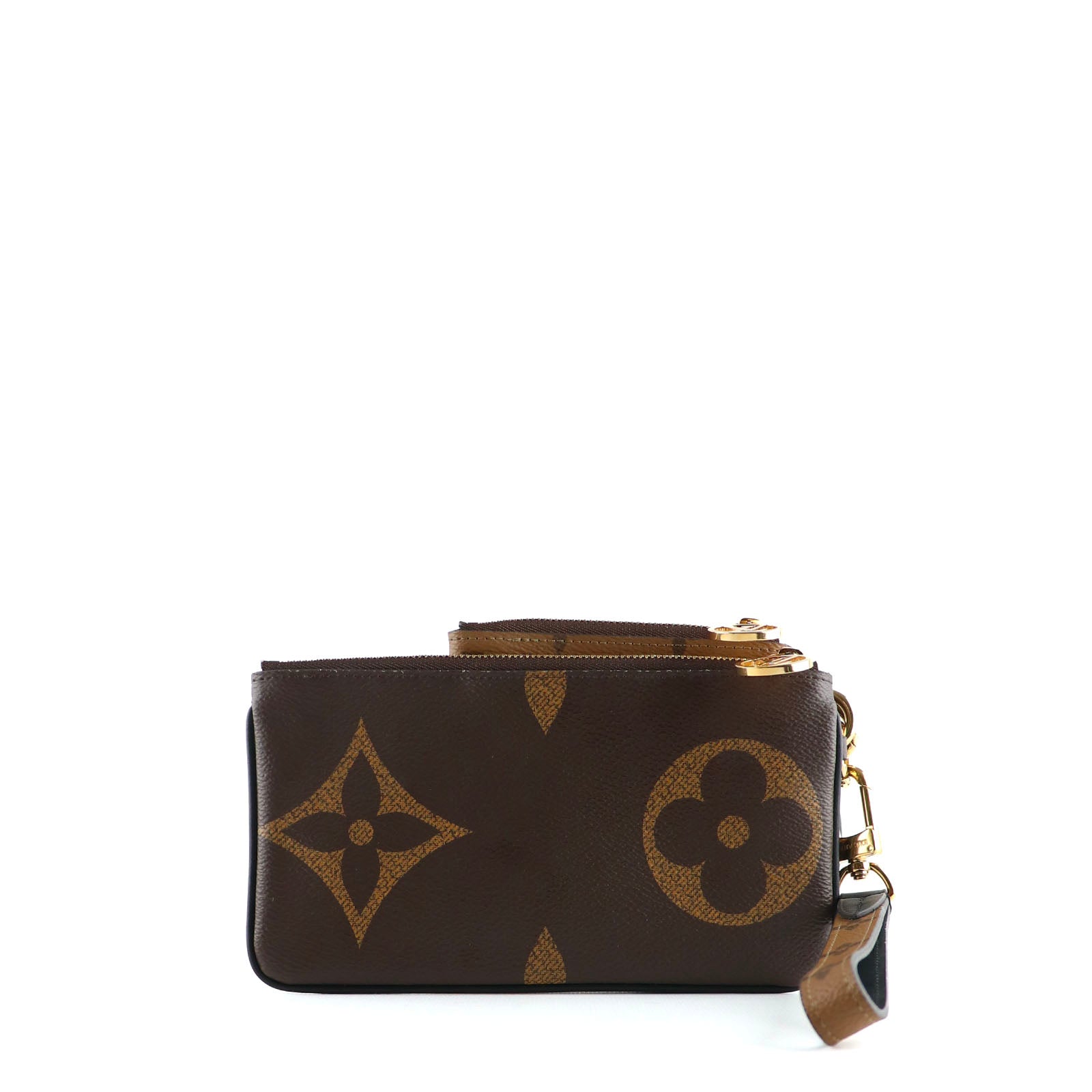 LOUIS VUITTON - Pochette triple en toile monogramme