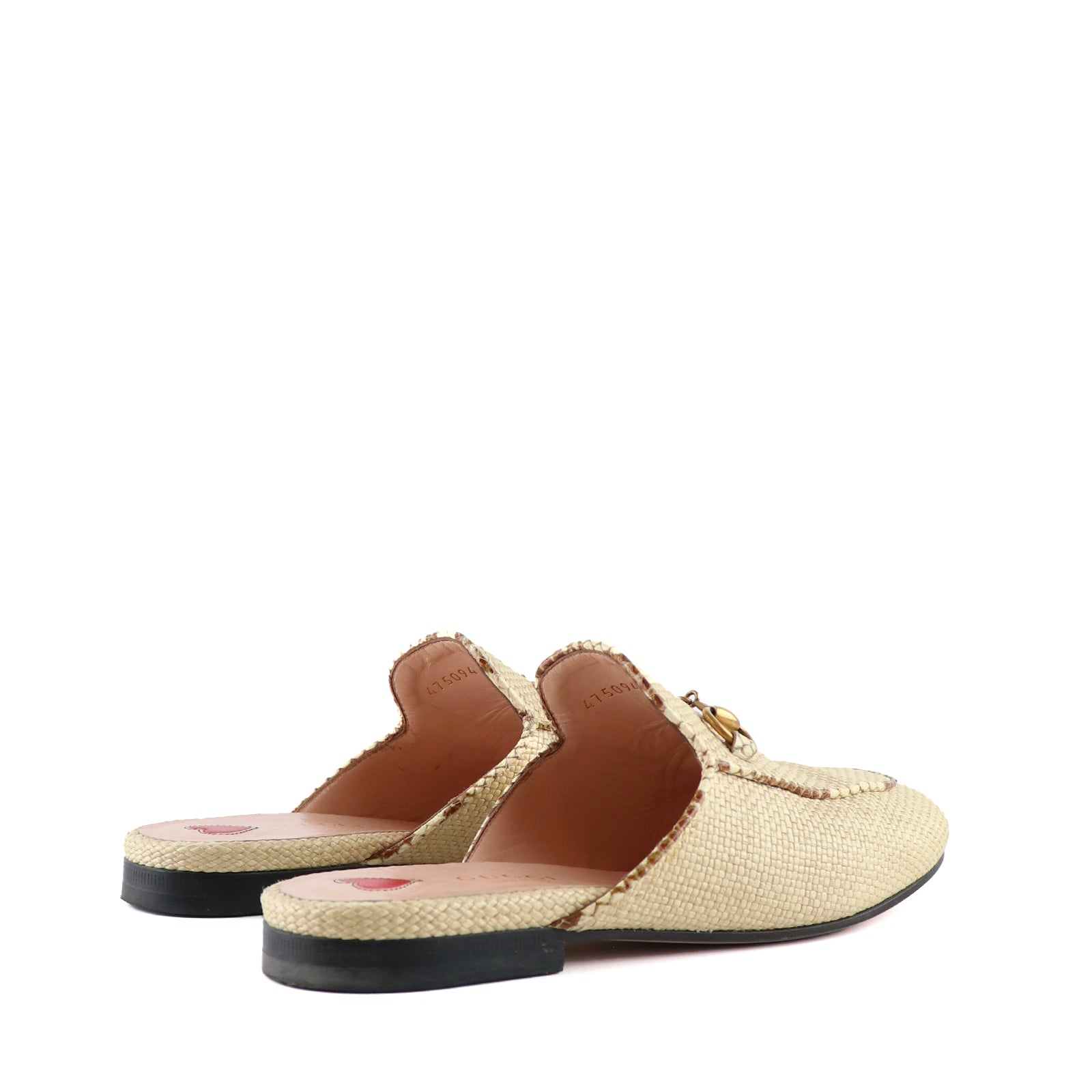 GUCCI - Mules Pricetown en raphia (T36,5)
