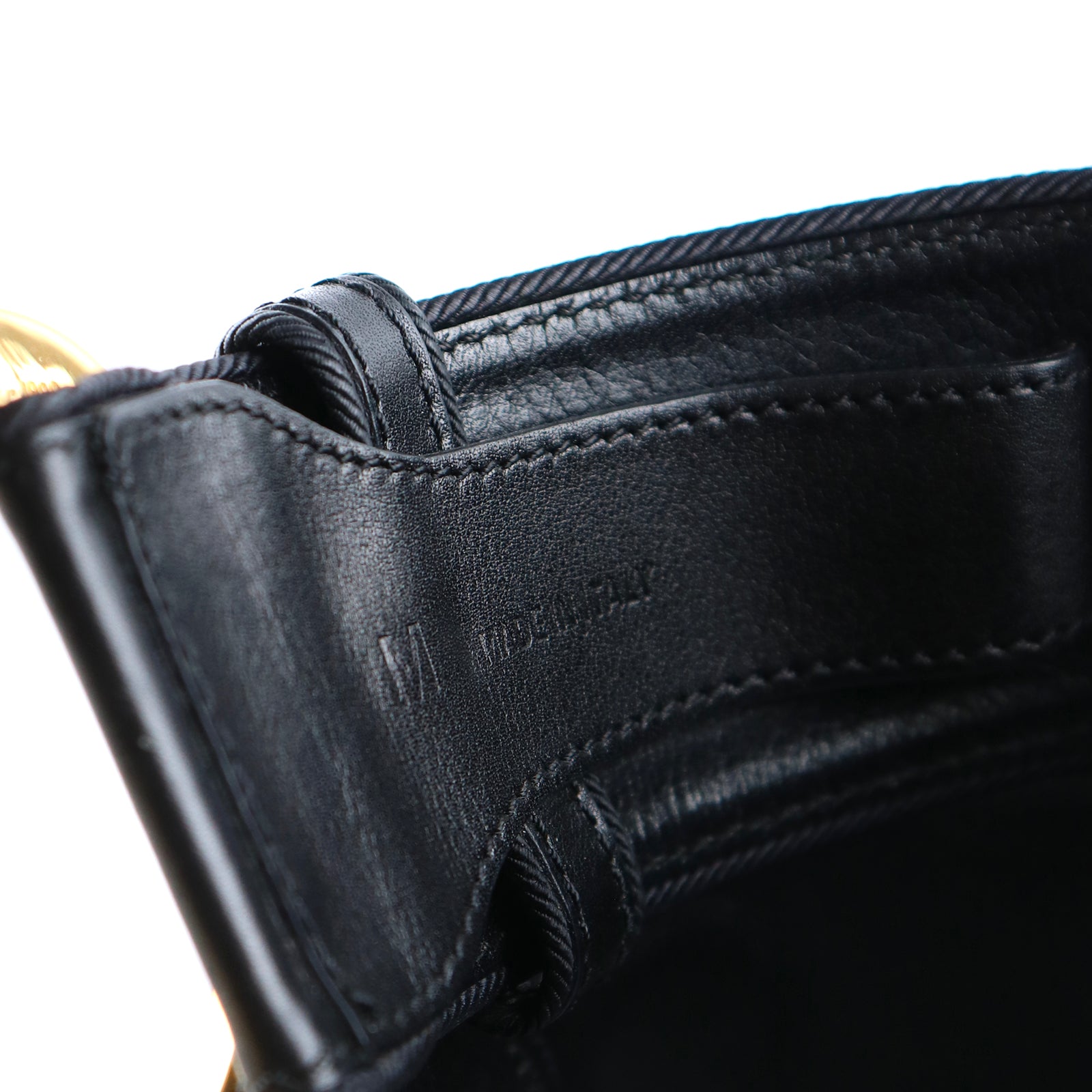 CARTIER - Ceinture Panthère en cuir noir vintage (T70)