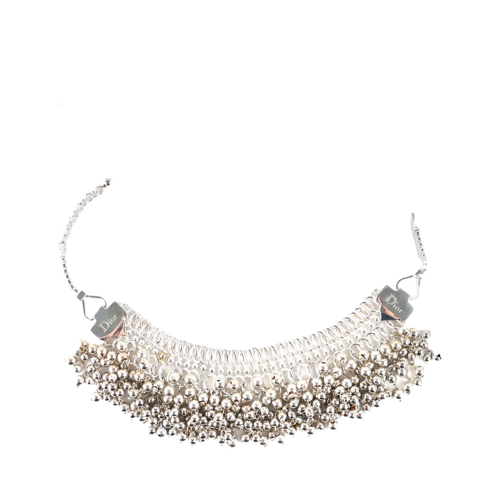 DIOR - Collier Chocker argenté