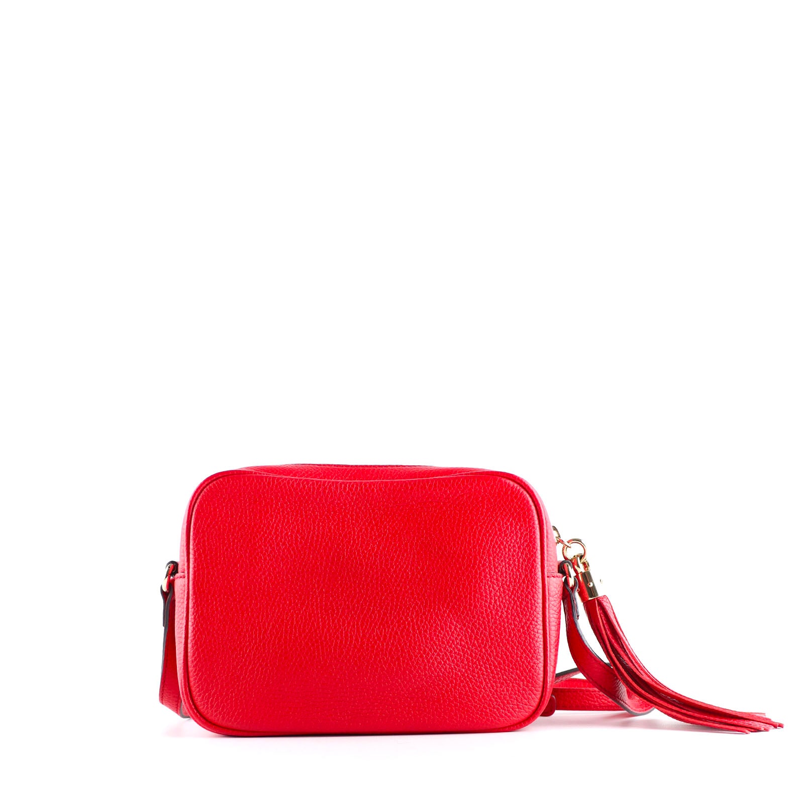 GUCCI - Sac à bandoulière Soho Camera en cuir grainé rouge