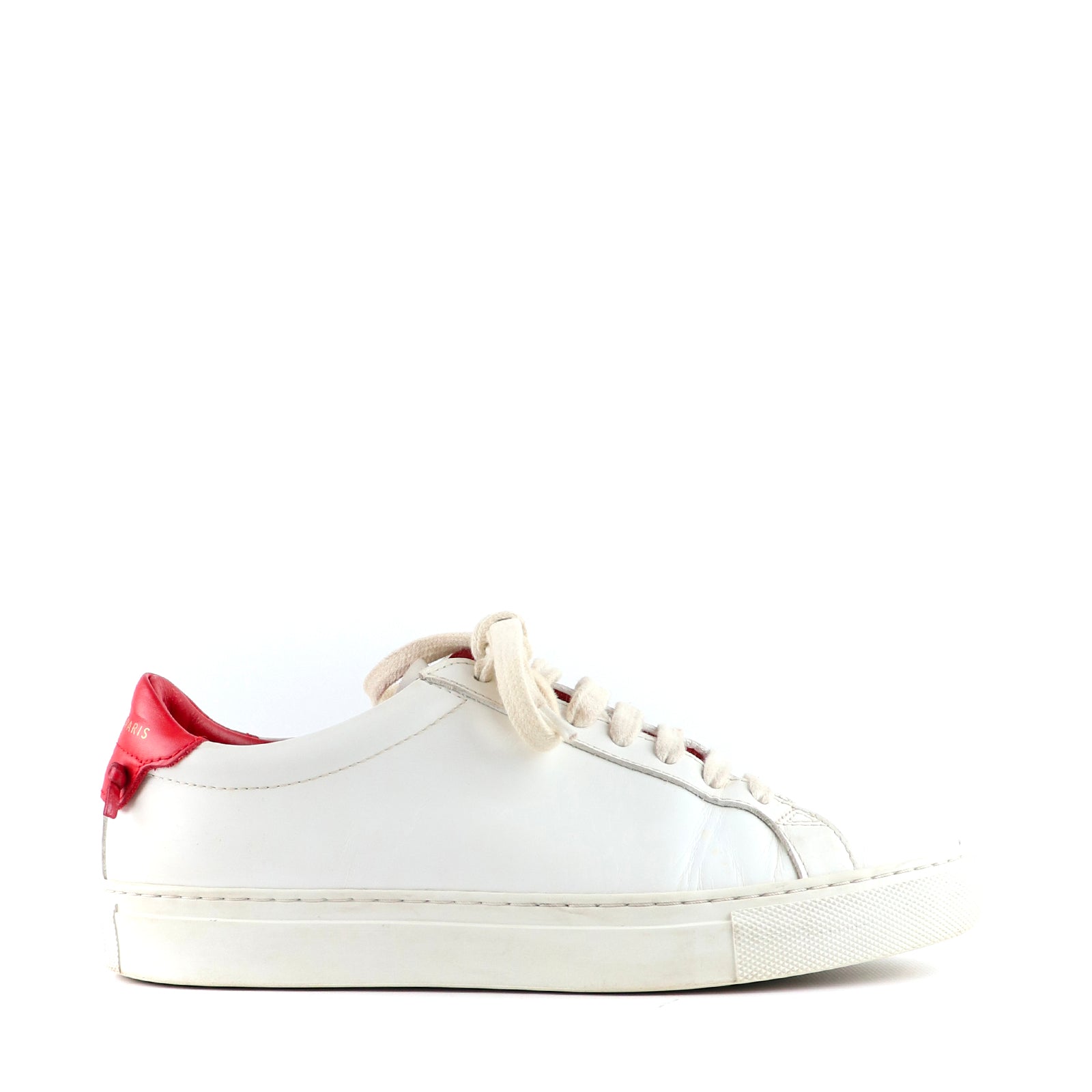 GIVENCHY - Sneakers Urban Street en cuir blanc et rouge (T36)