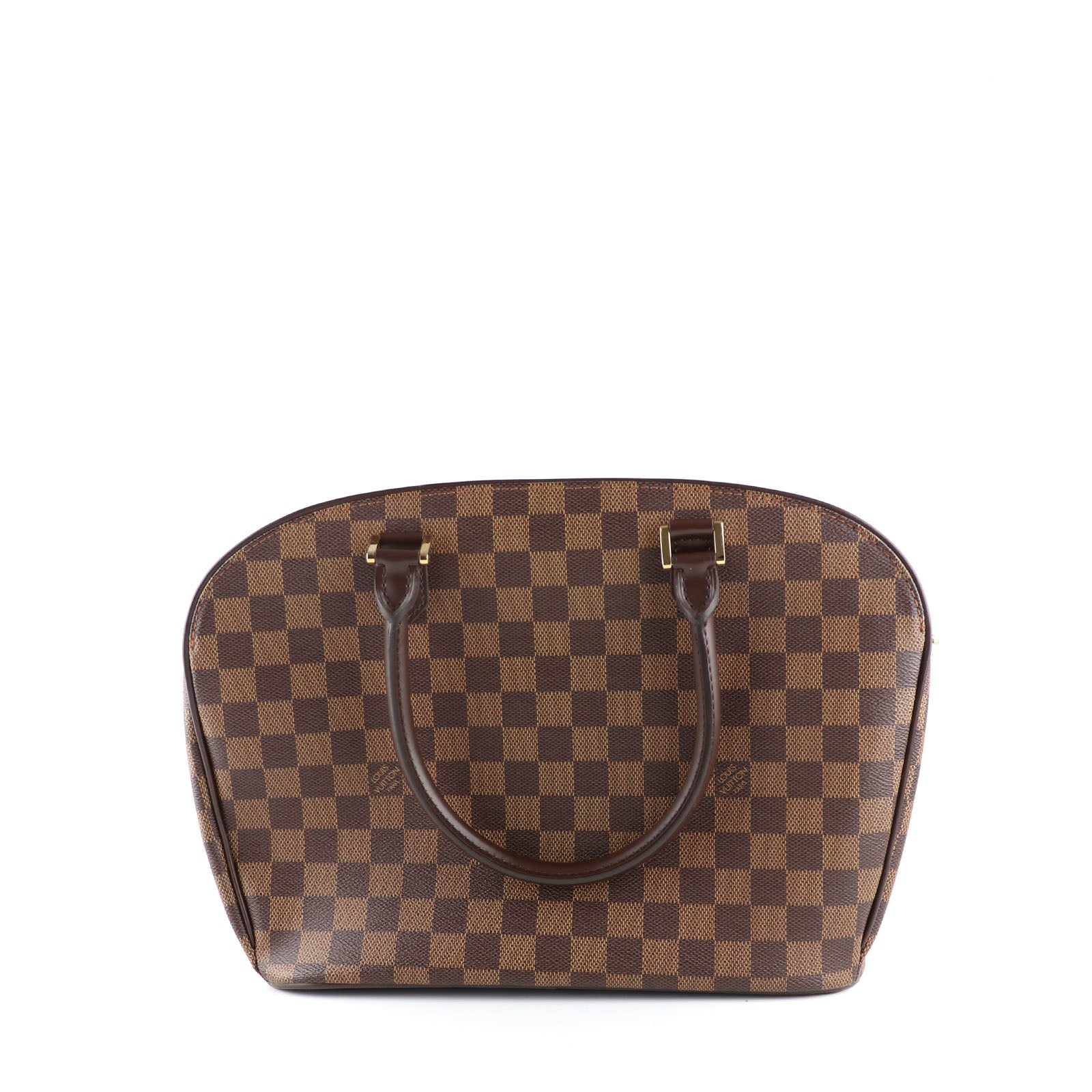 LOUIS VUITTON - Sac à main Sarria en toile damier ébène
