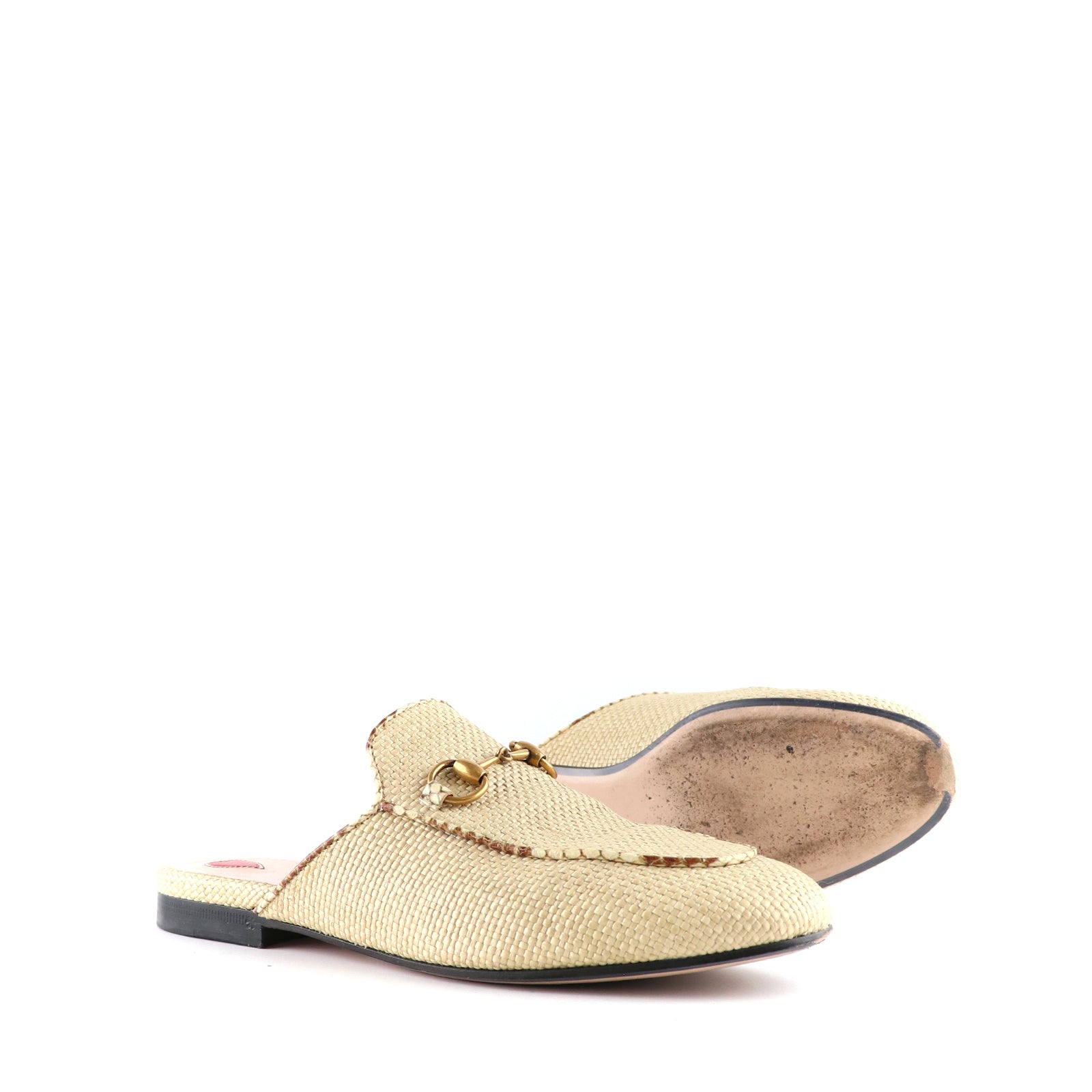 GUCCI - Mules Pricetown en raphia (T36,5)
