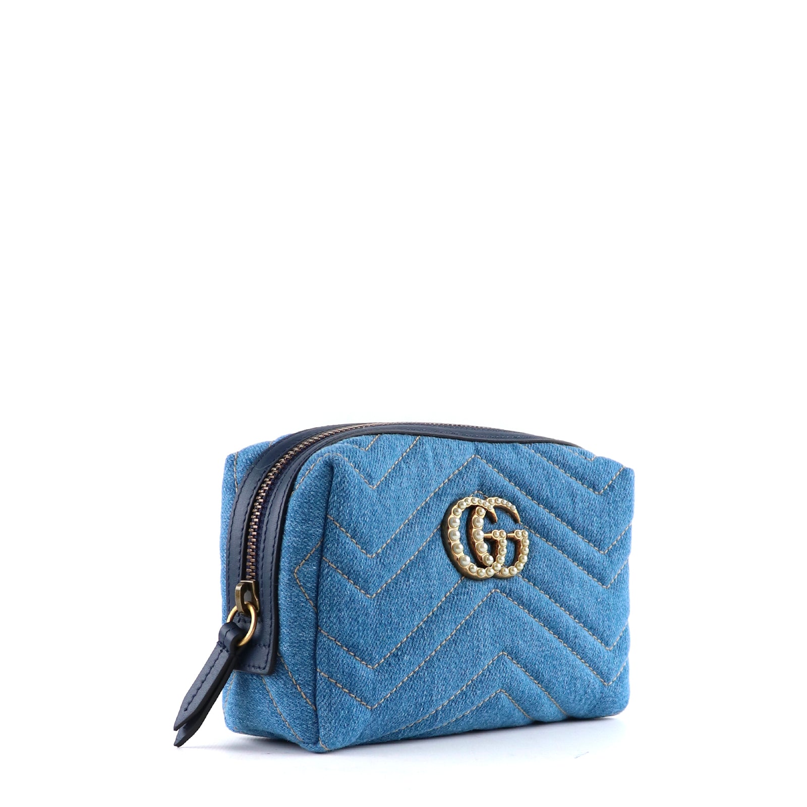 GUCCI - Pochette GG Marmont en denim