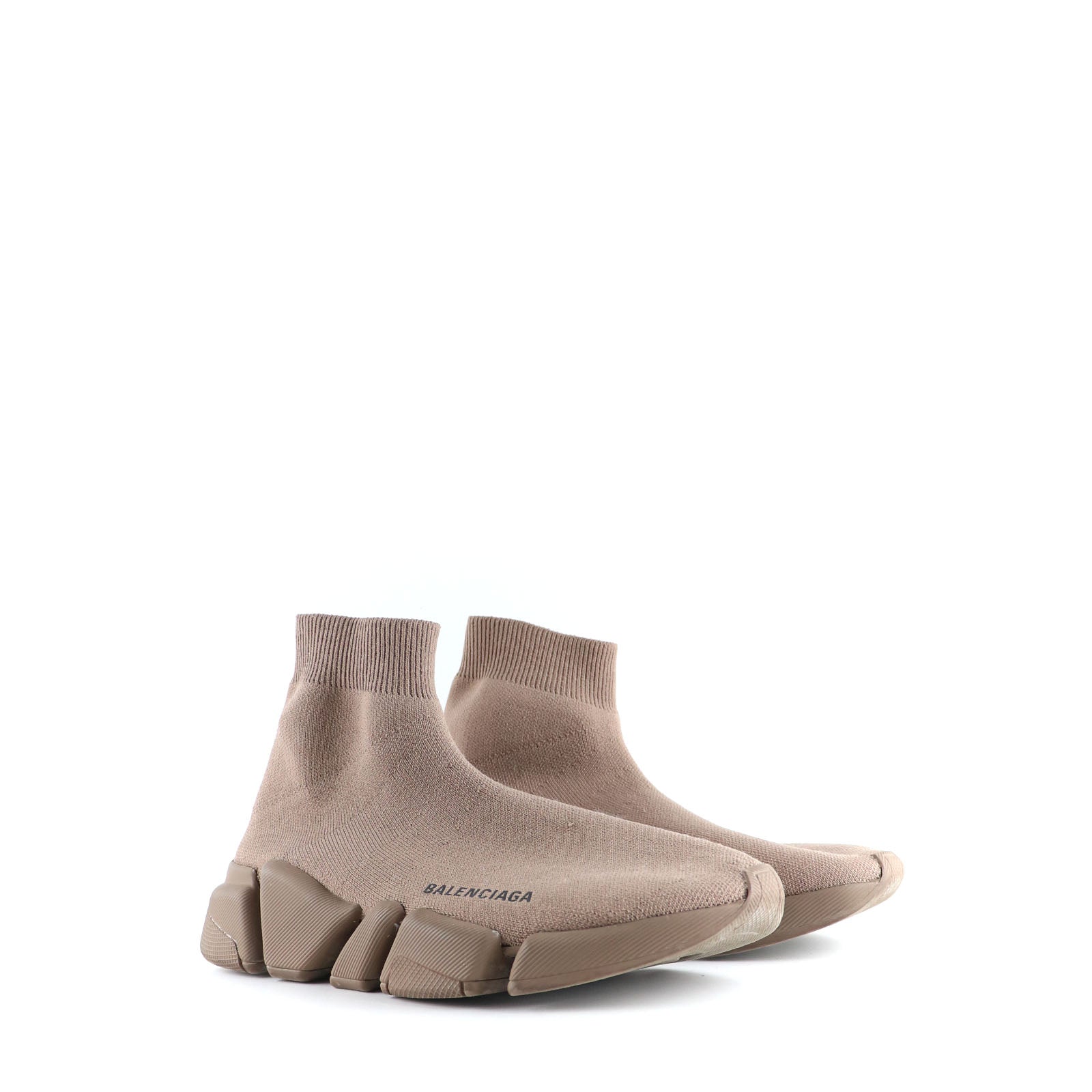 BALENCIAGA - Sneakers Speed en toile marron (T36)