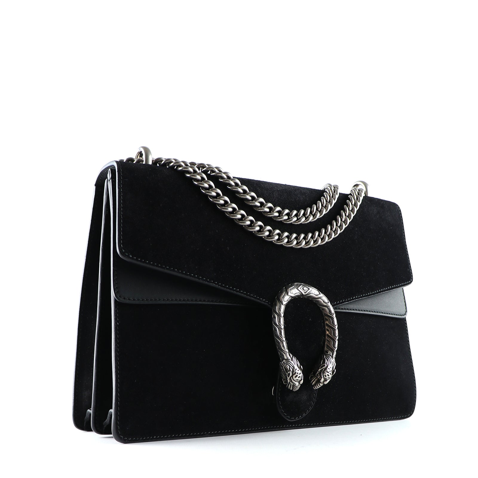 GUCCI - Sac Dionysus Suprême GG Maxi en cuir et daim noir