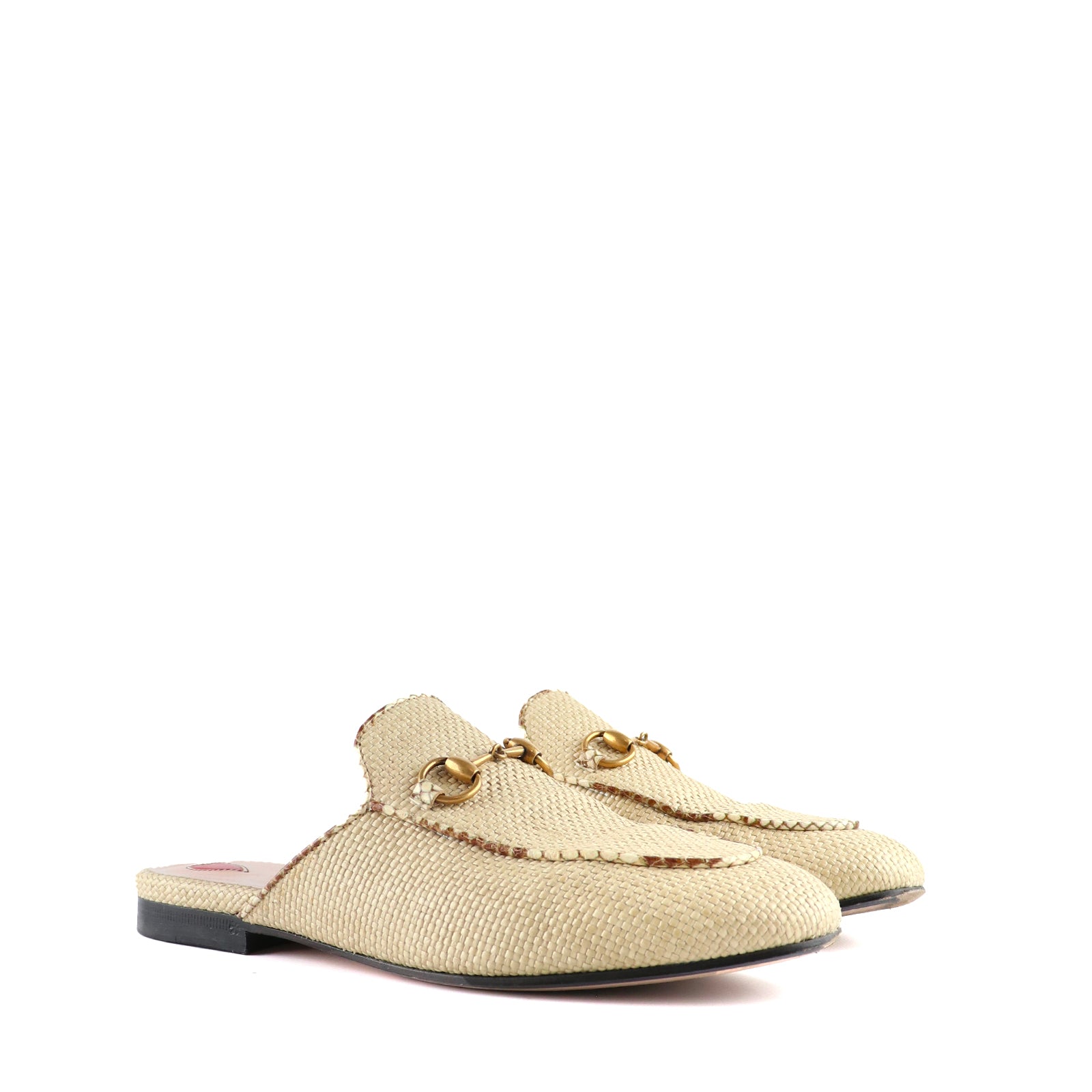 GUCCI - Mules Pricetown en raphia (T36,5)
