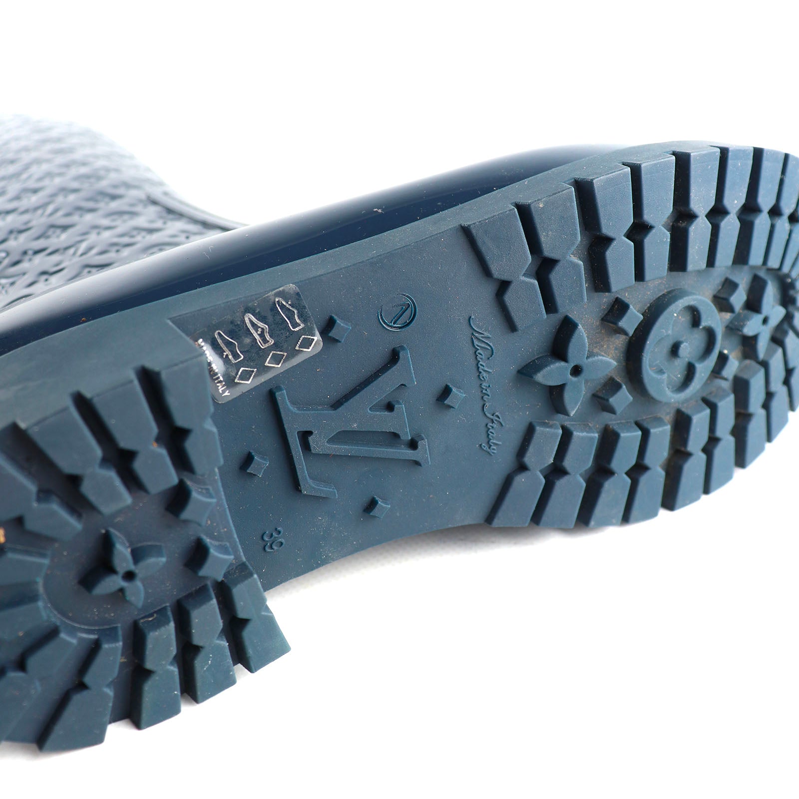 LOUIS VUITTON - Bottes de pluie en caoutchouc (T39)