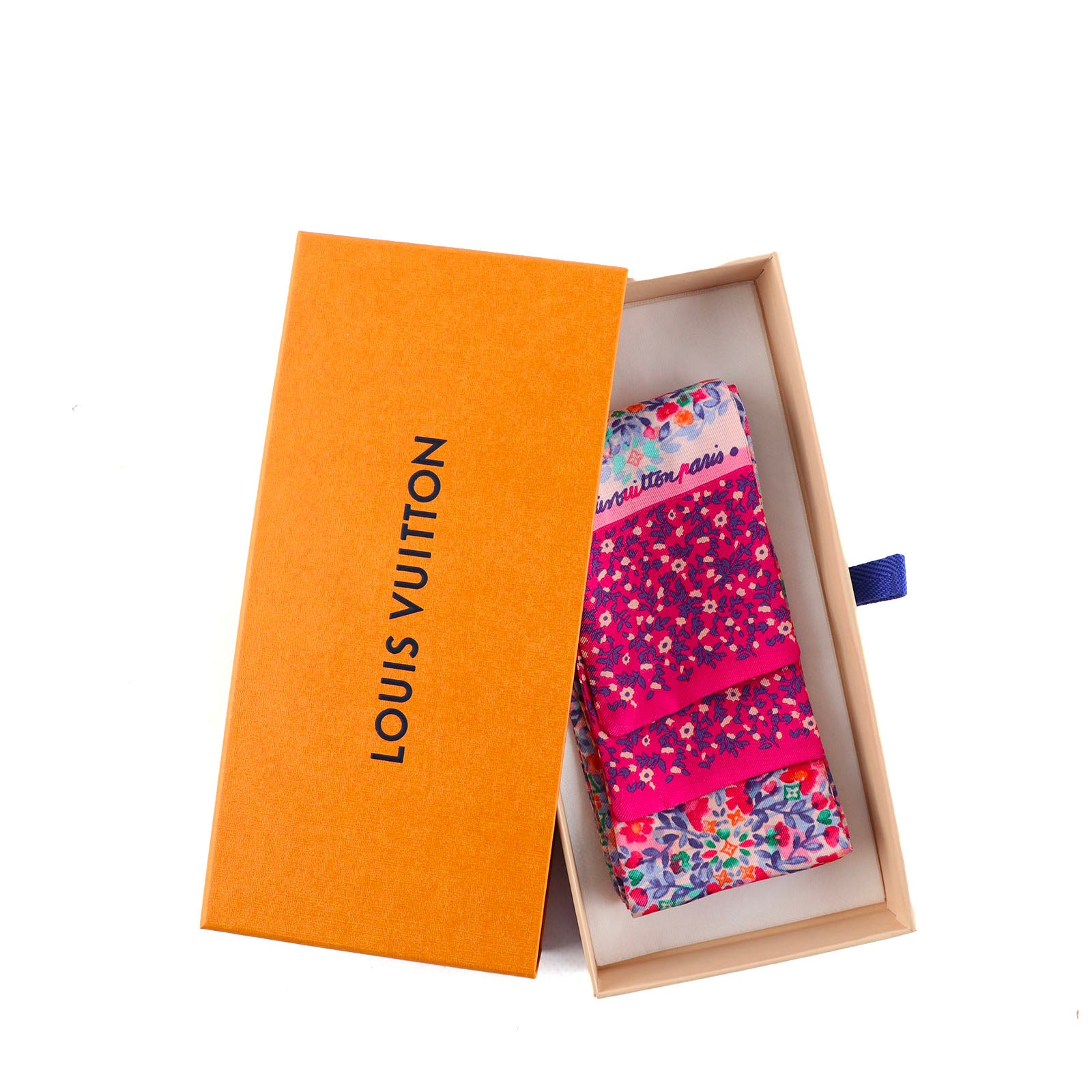 LOUIS VUITTON - Twilly en soie Liberty