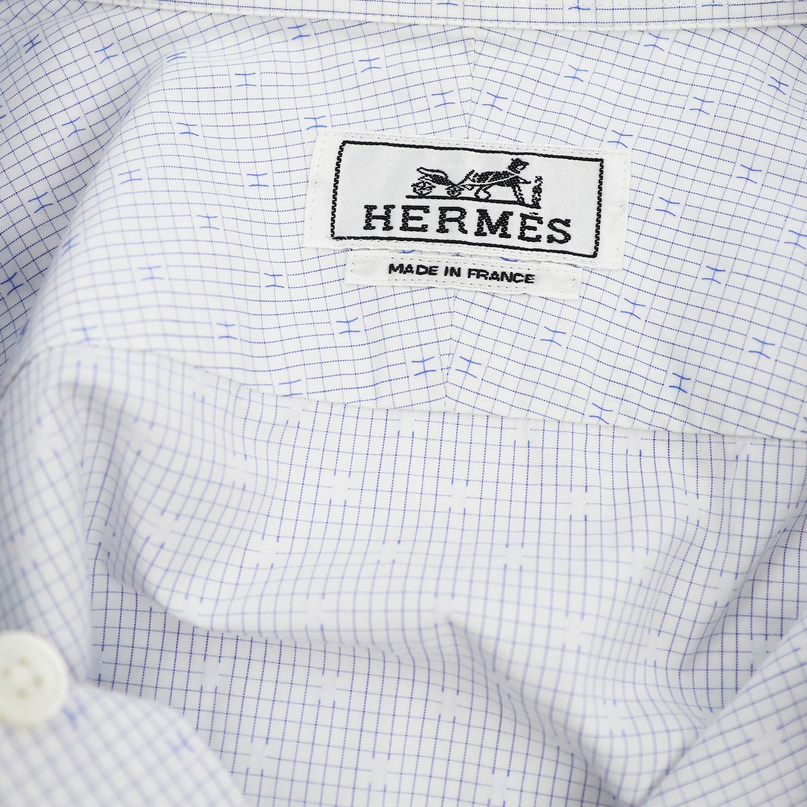 HERMÈS - Chemise à motif (T42)