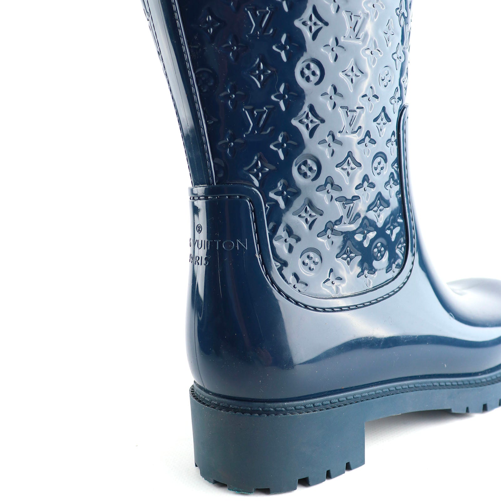 LOUIS VUITTON - Bottes de pluie en caoutchouc (T39)