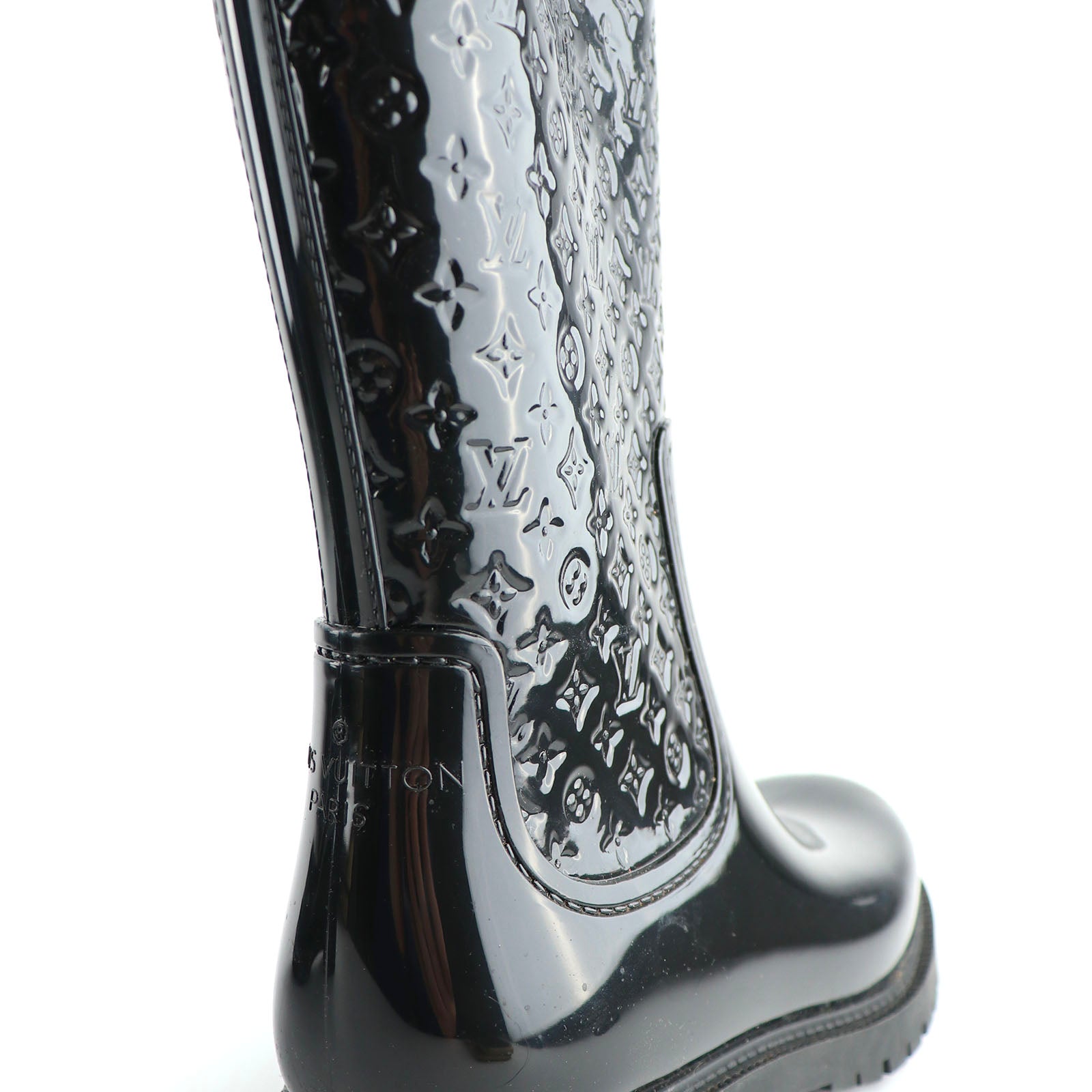 LOUIS VUITTON - Bottes de pluie en caoutchouc (T39)