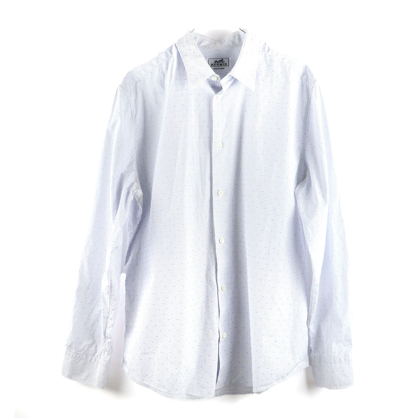HERMÈS - Chemise à motif (T42)