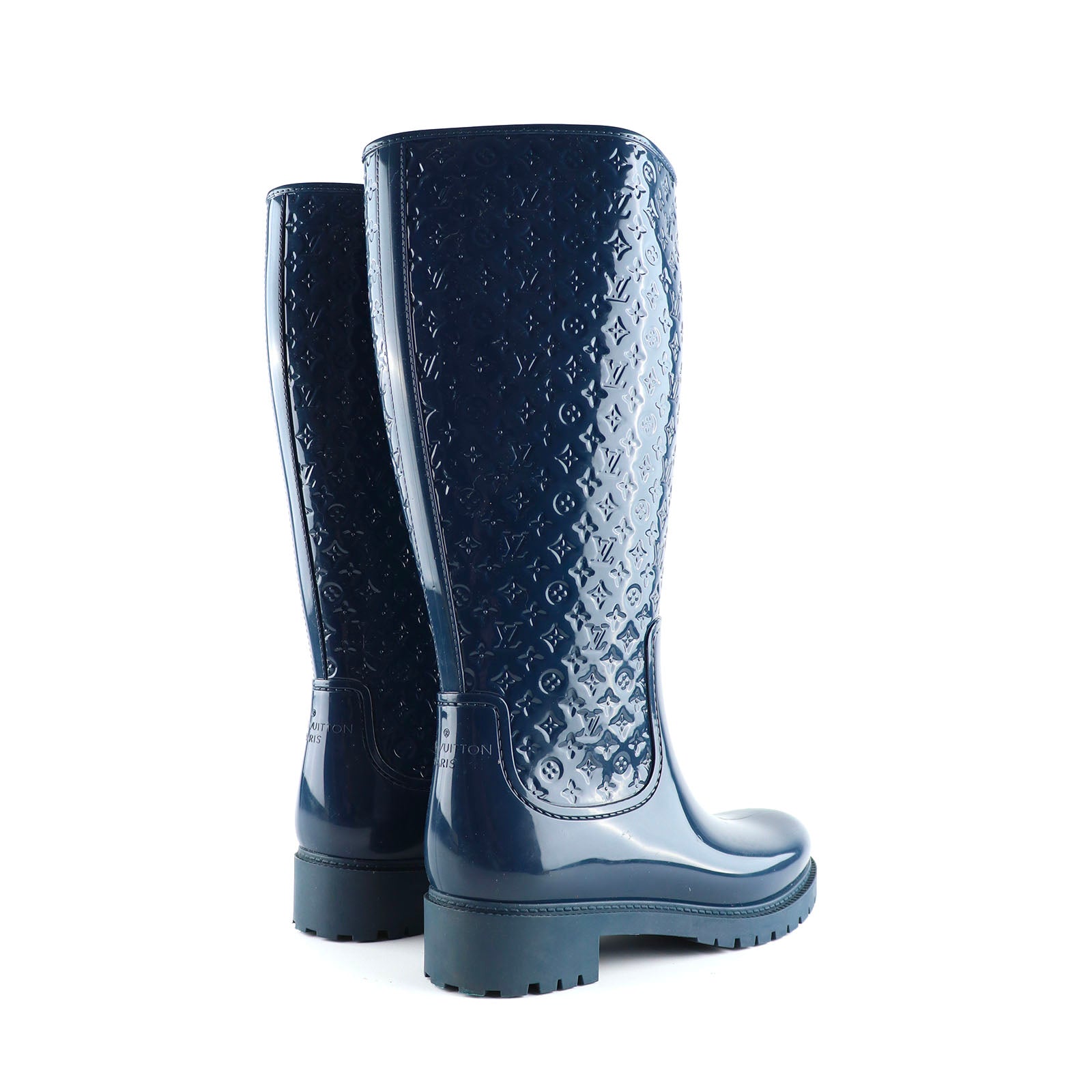 LOUIS VUITTON - Bottes de pluie en caoutchouc (T39)
