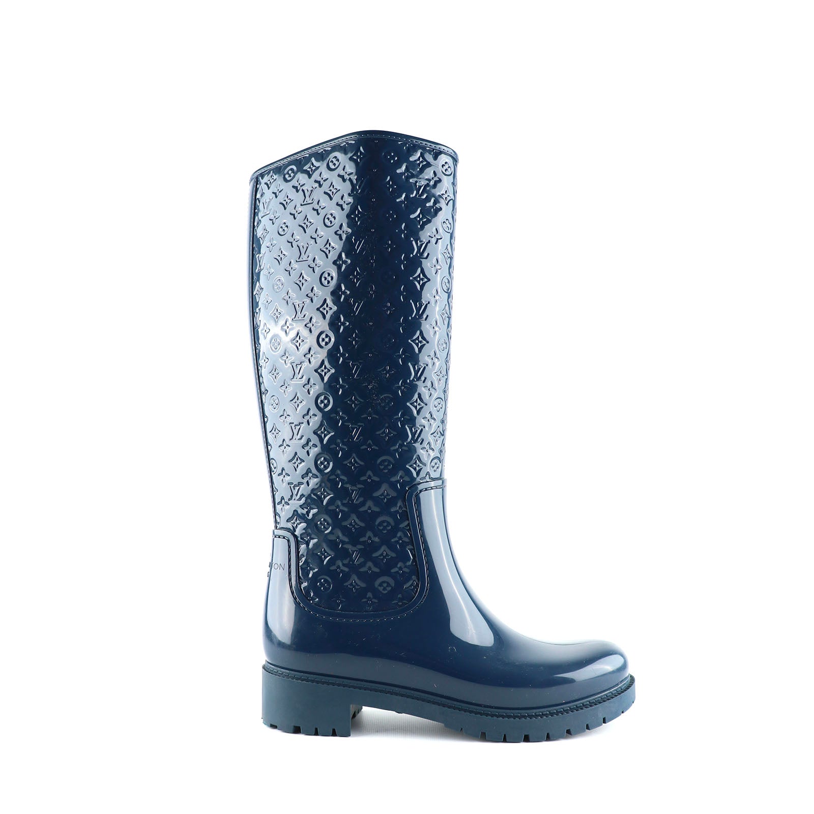 LOUIS VUITTON - Bottes de pluie en caoutchouc (T39)