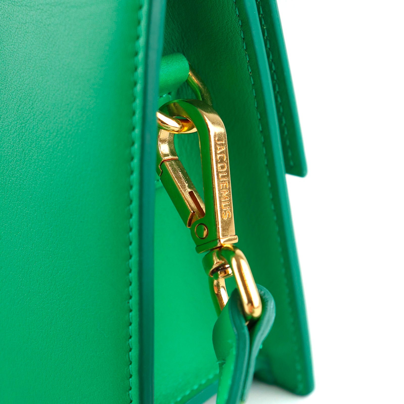 JACQUEMUS - Sac à bandoulière Le Grand Bambino en cuir vert