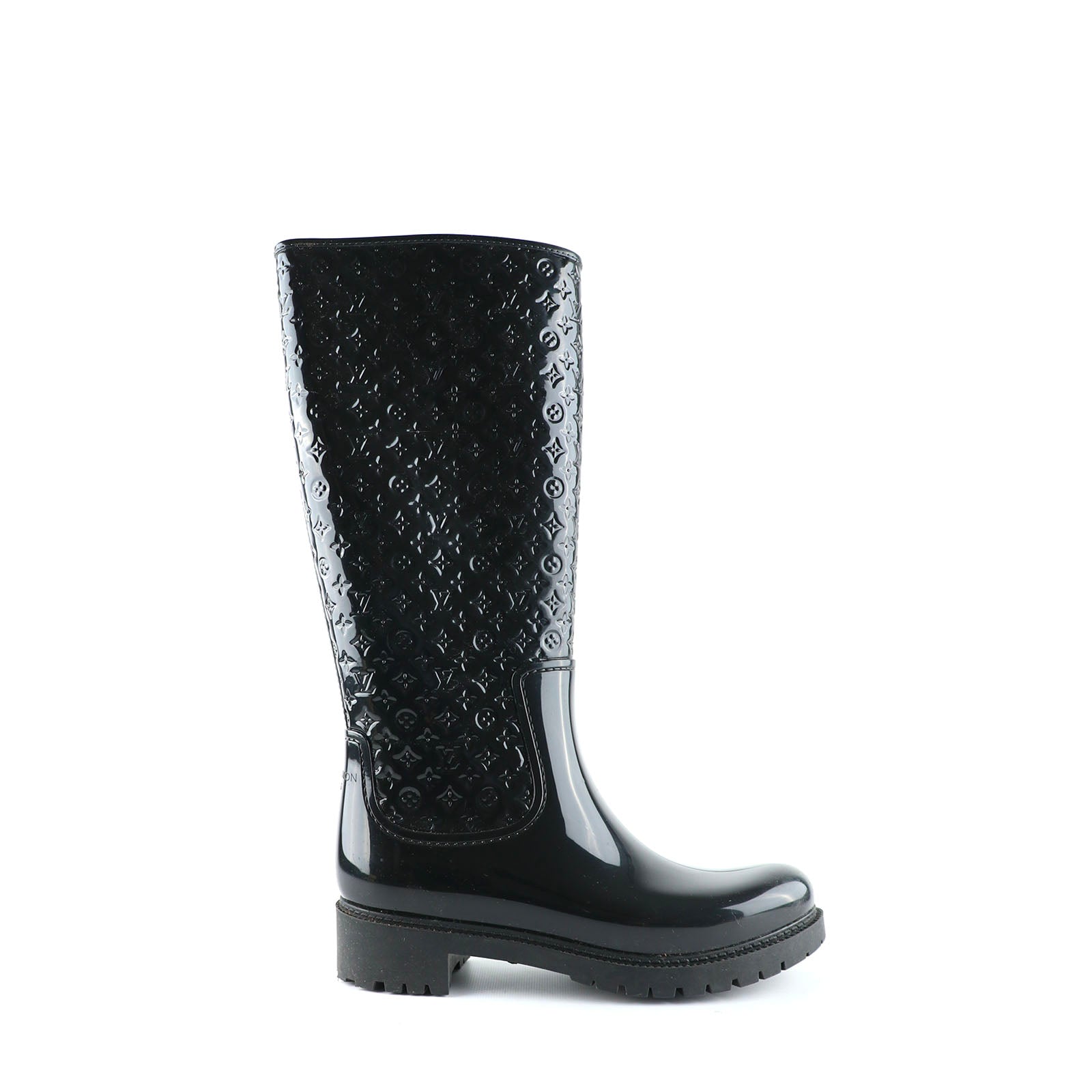 LOUIS VUITTON - Bottes de pluie en caoutchouc (T39)