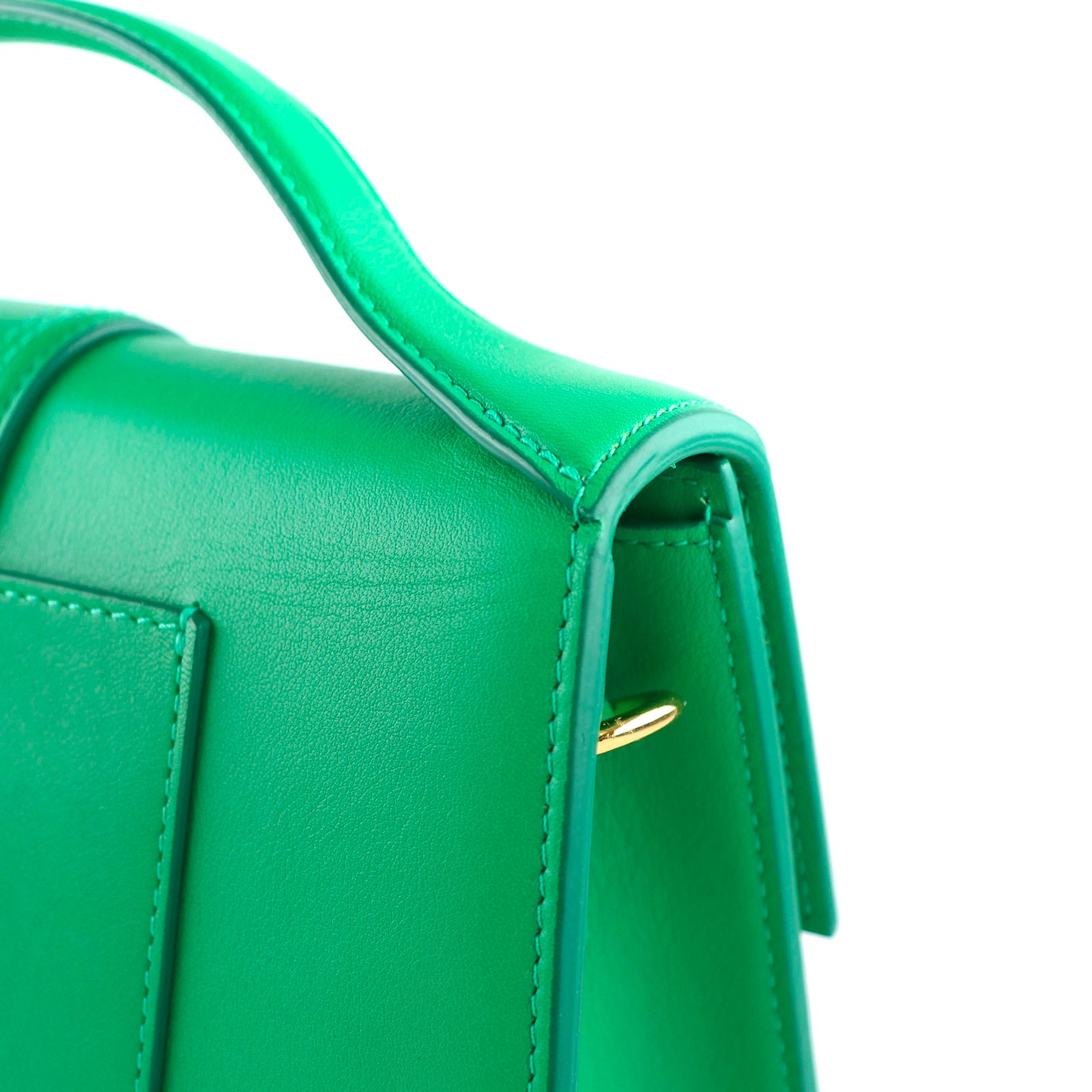 JACQUEMUS - Sac à bandoulière Le Grand Bambino en cuir vert