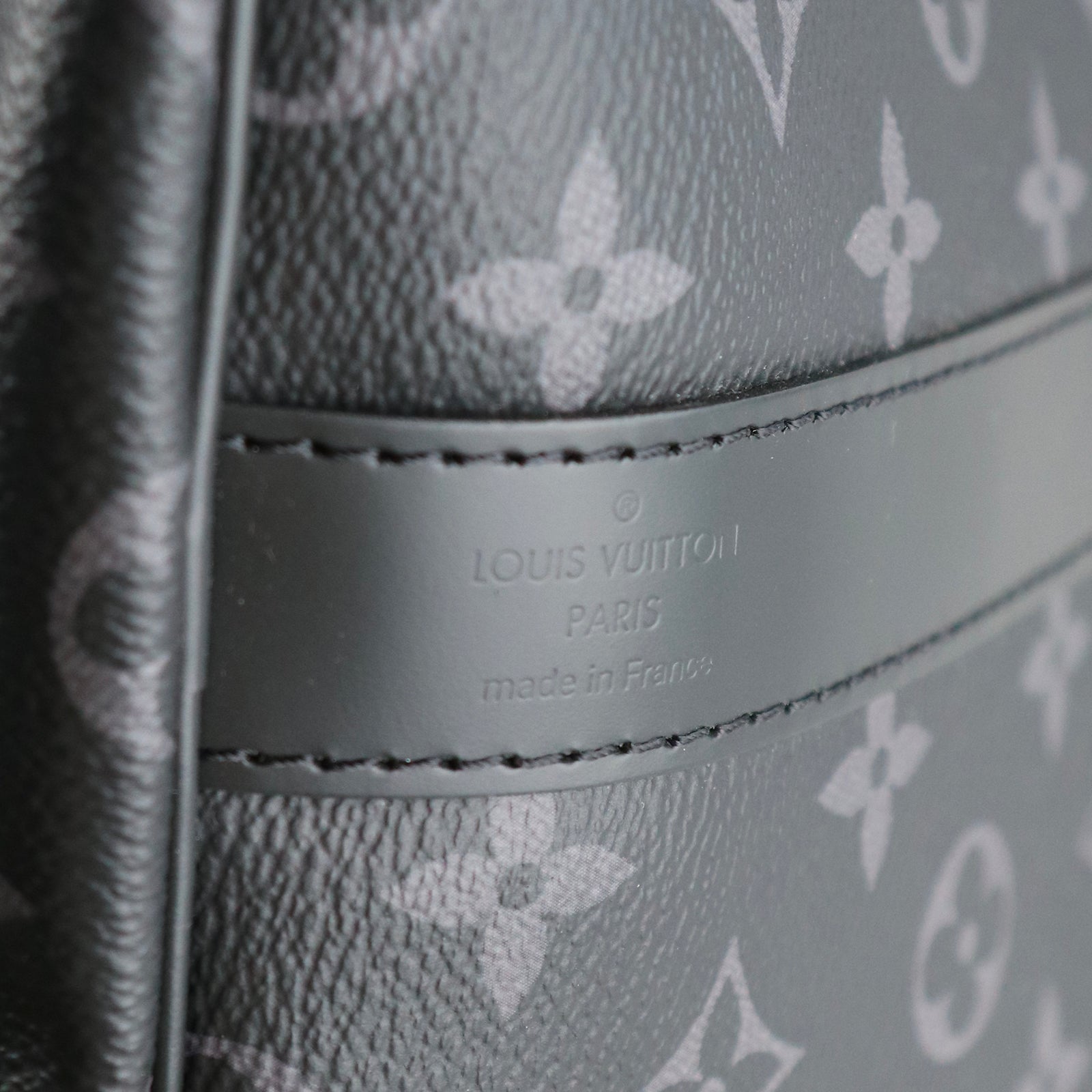 LOUIS VUITTON - Sac de voyage Keepall 55 en toile Monogram Eclipse