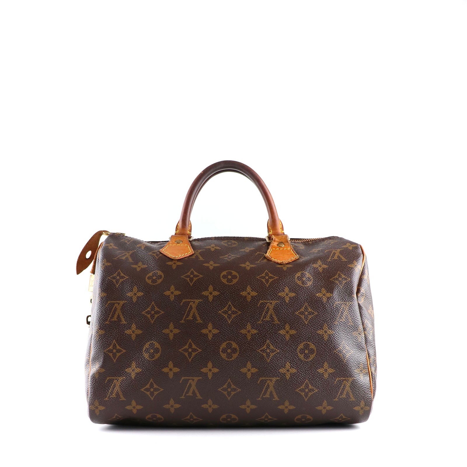 LOUIS VUITTON - Sac à main Speedy 30 en toile monogrammée