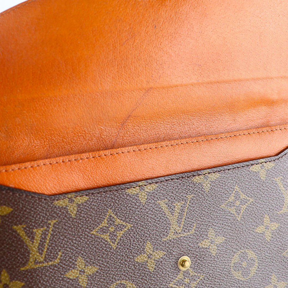 LOUIS VUITTON - Pochette Double Rabat en toile monogramme
