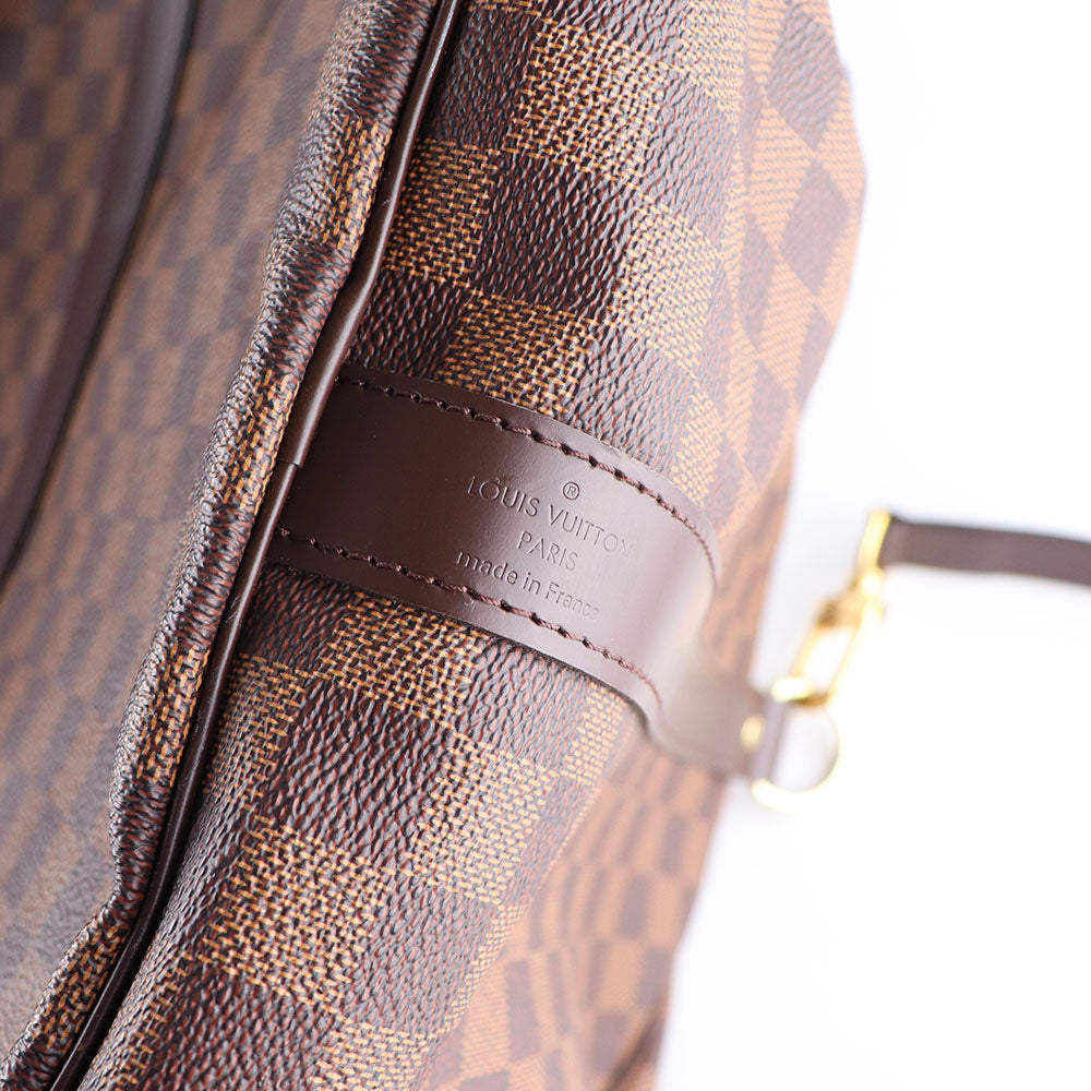 LOUIS VUITTON - Sac de voyage Keepall 55 en toile damier ébène