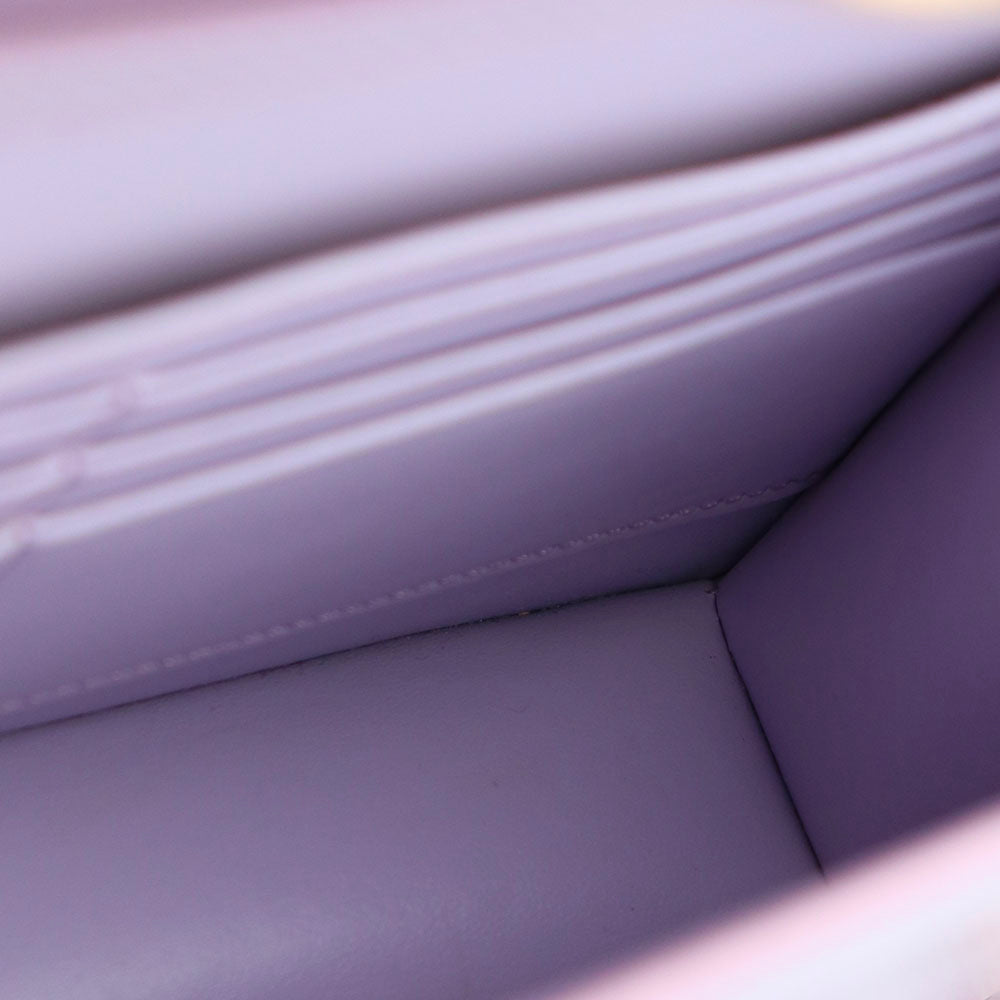 CELINE - Sac à bandoulière Triomphe en cuir lilas pastel