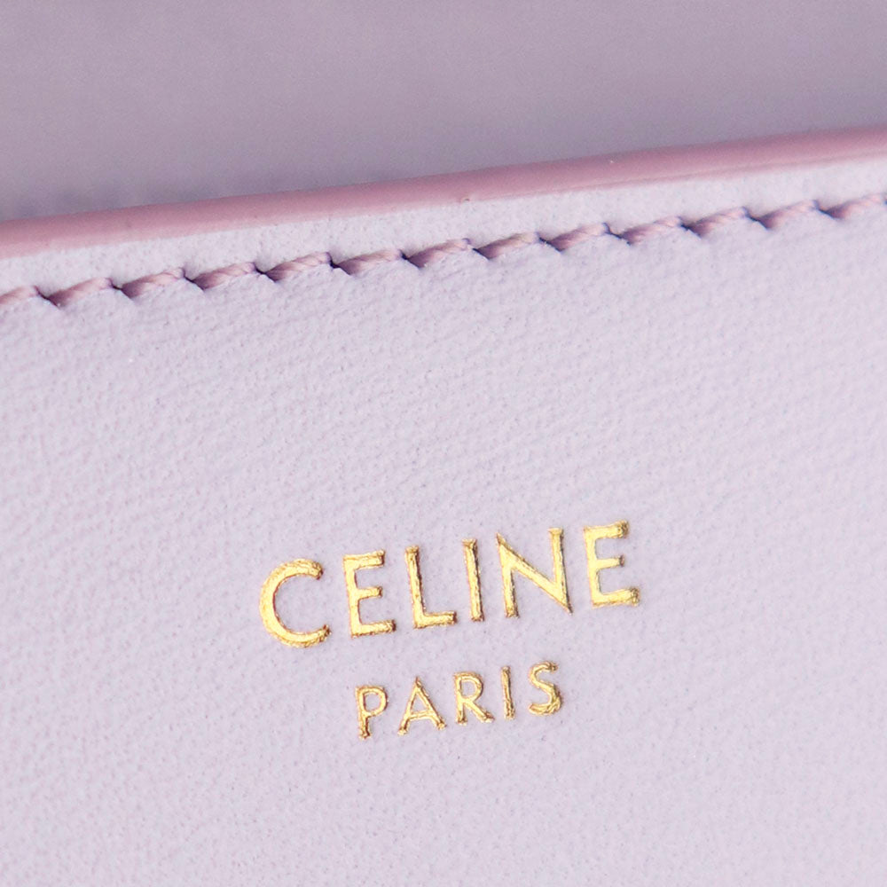 CELINE - Sac à bandoulière Triomphe en cuir lilas pastel