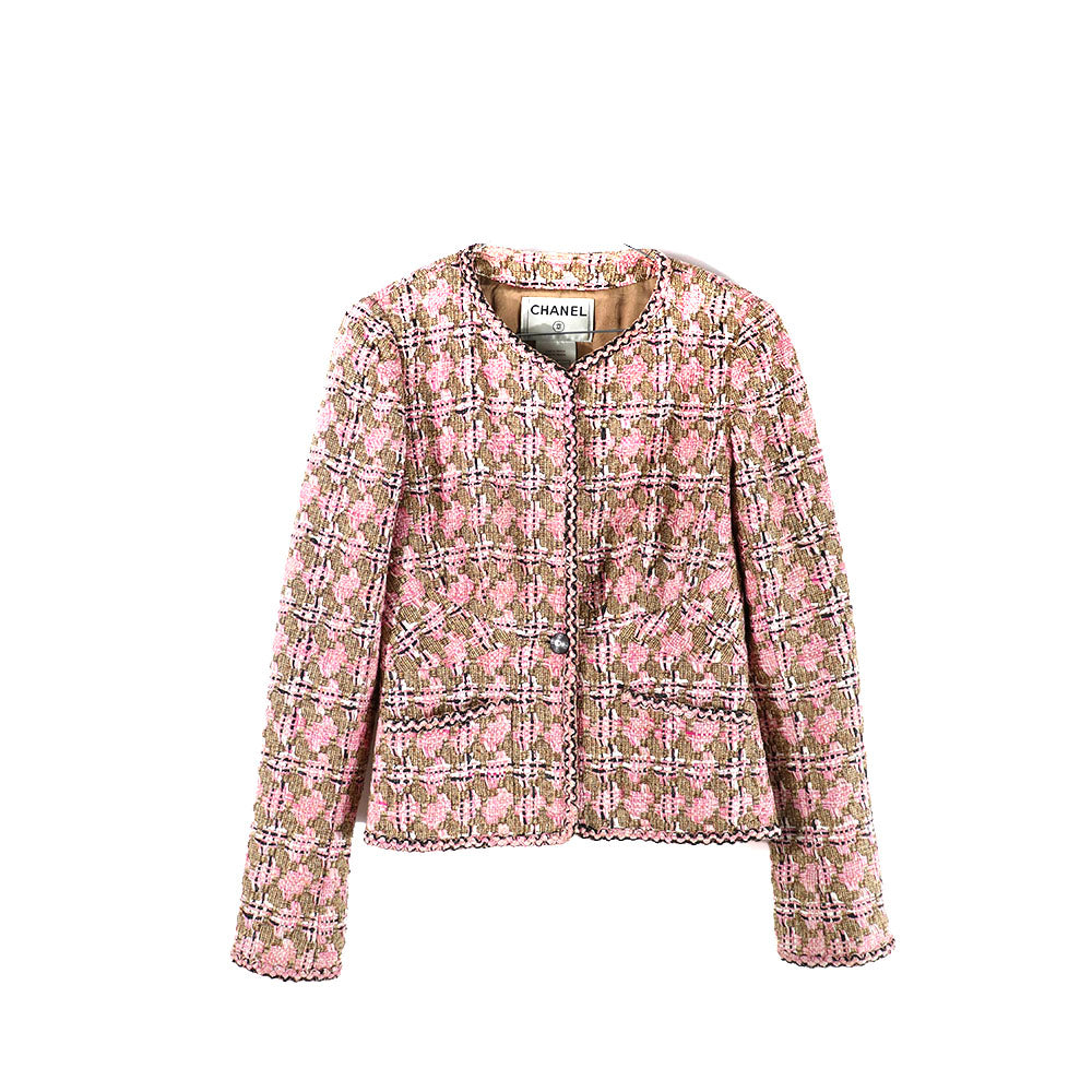 CHANEL - Veste courte Chanel en tweed (T36)