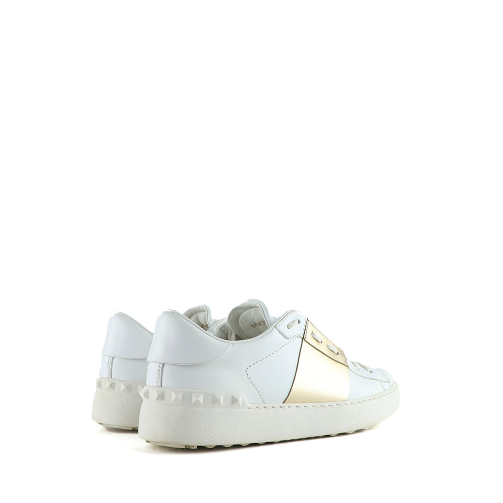 VALENTINO - Open sneakers in white leather (T36.5)