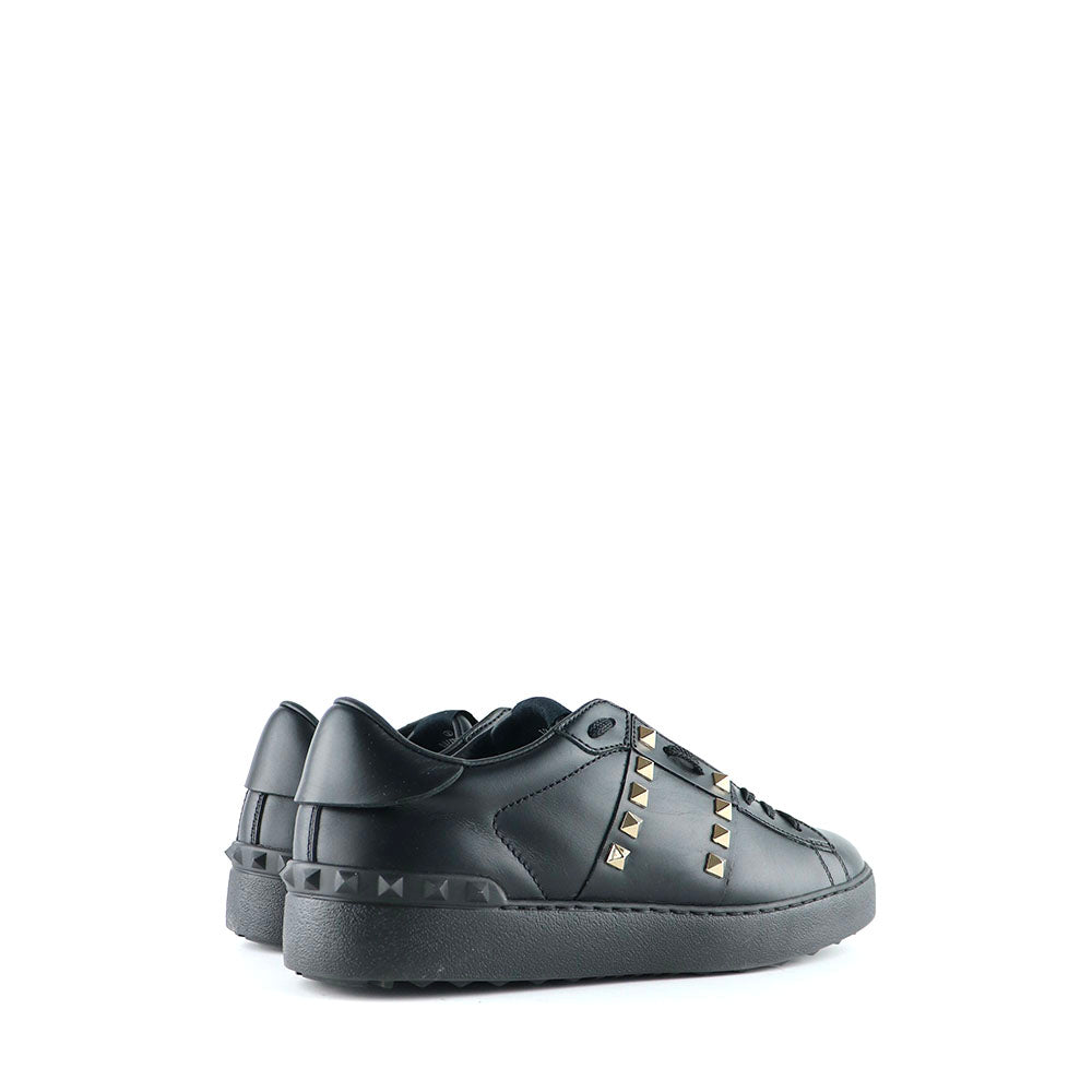VALENTINO - Sneakers Rockstud en cuir noir (T38,5)