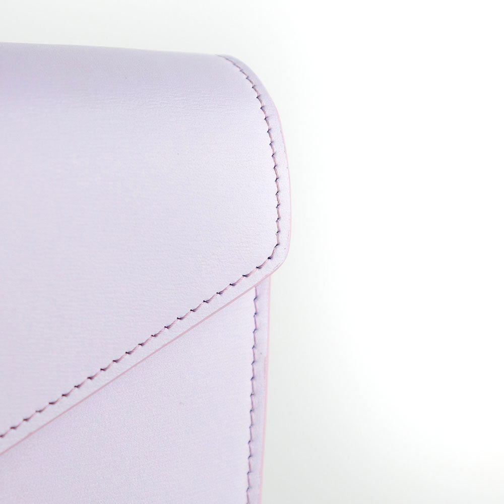 CELINE - Sac à bandoulière Triomphe en cuir lilas pastel