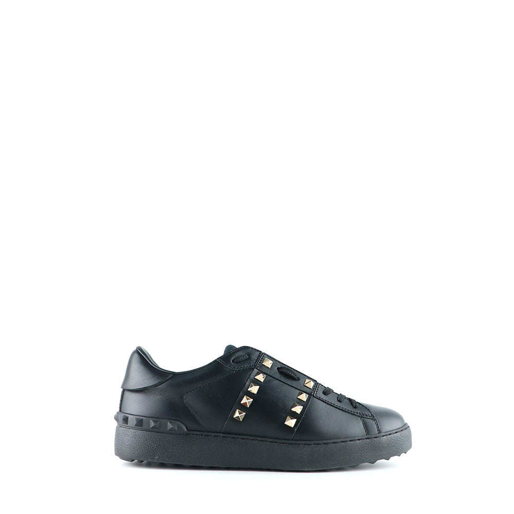 VALENTINO - Sneakers Rockstud en cuir noir (T38,5)